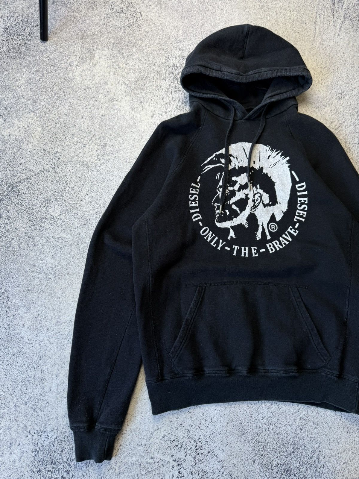 Diesel Vintage Diesel Distressed Faded Hoodie Y2K Dig Logo Size US M / EU 48-50 / 2 - 3 Thumbnail