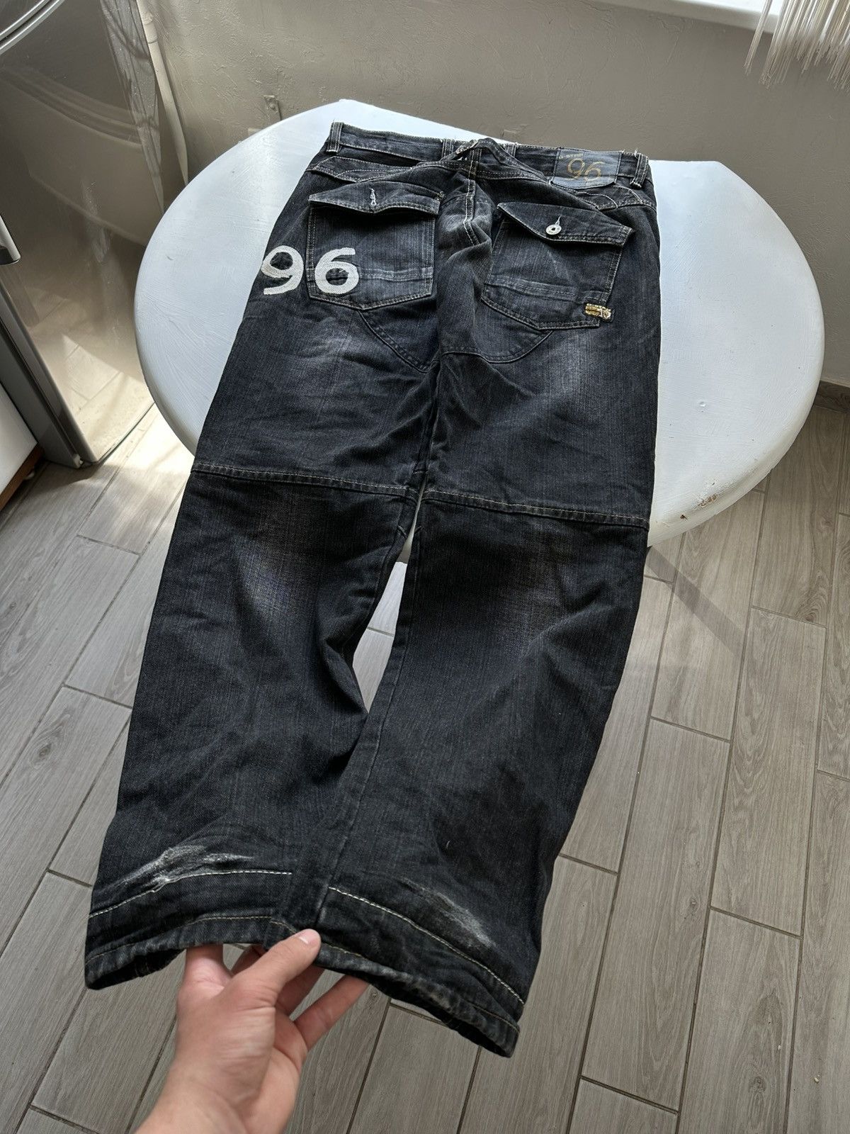 G-Star × Vintage G-STAR RAW 96 JEANS RARE VINTAGE HAFT OVERSIZE Size US 36 / EU 52 - 2 Thumbnail