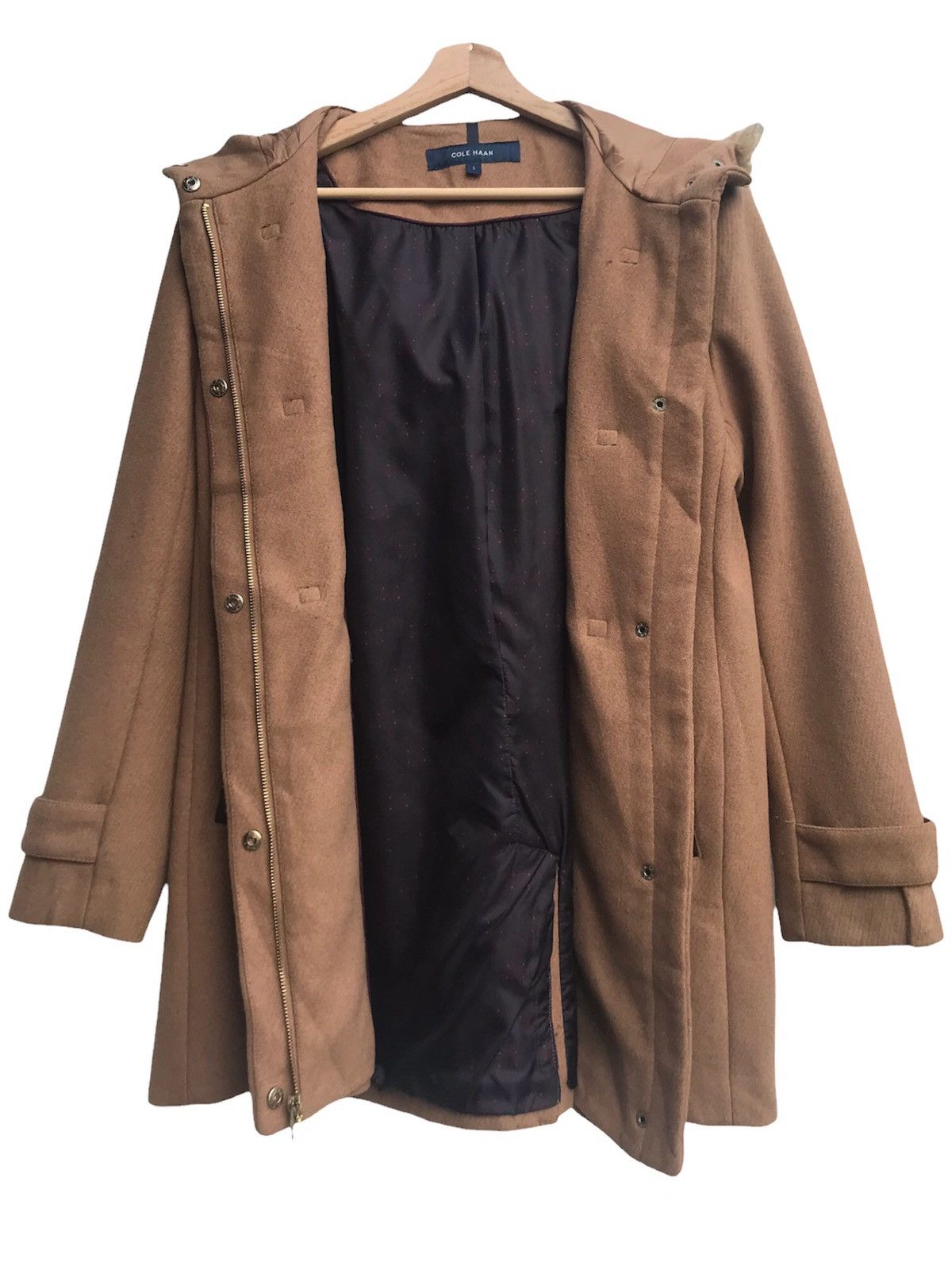 Cole Haan Cole Haan Wool Duffle Coat Size L / US 10 / IT 46 - 5 Thumbnail