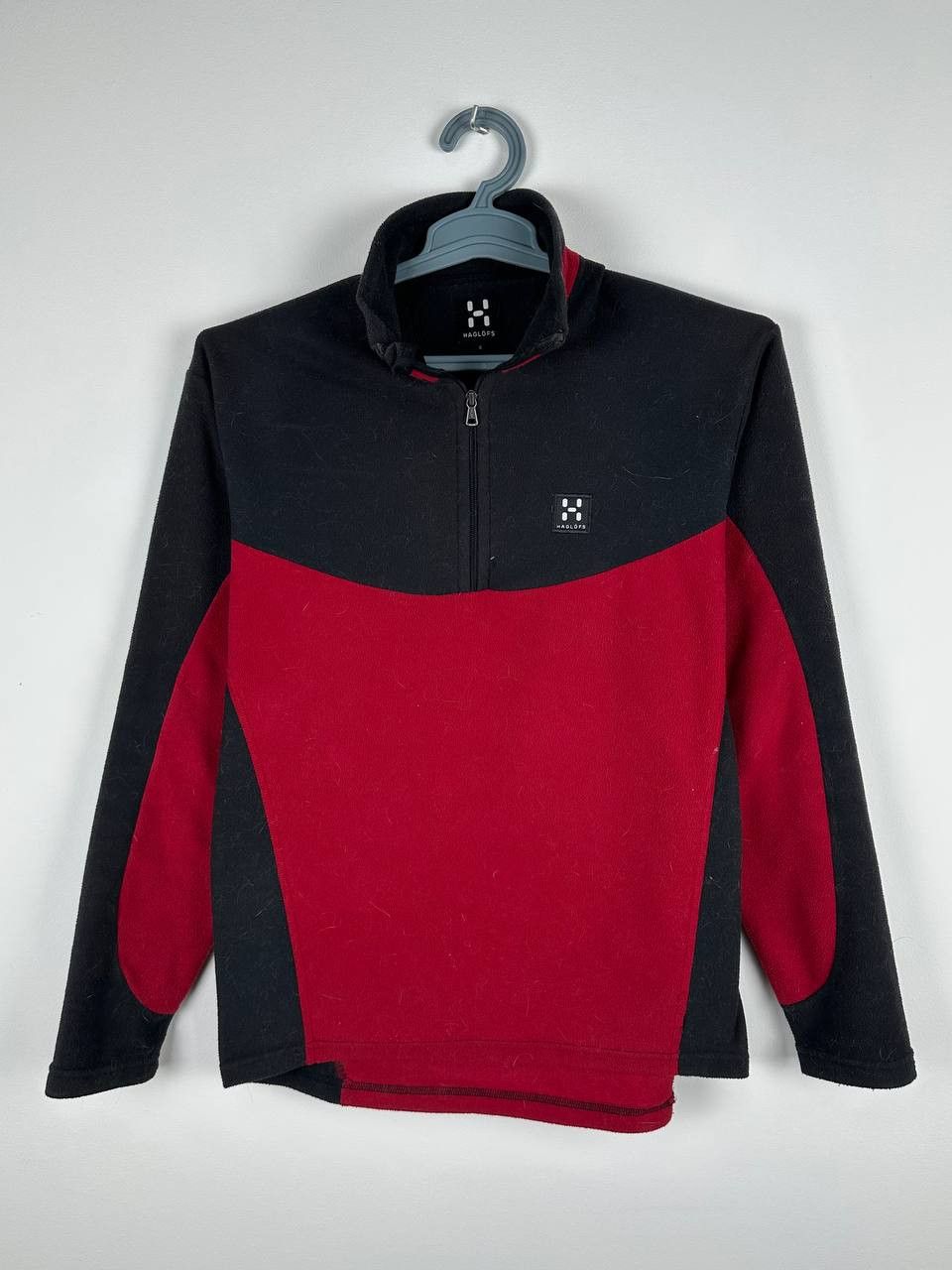 Haglofs × Vintage Haglofs Gorpcore Polartec Black 1/3 Fleece Light Jacket Size US S / EU 44-46 / 1 - 1 Thumbnail