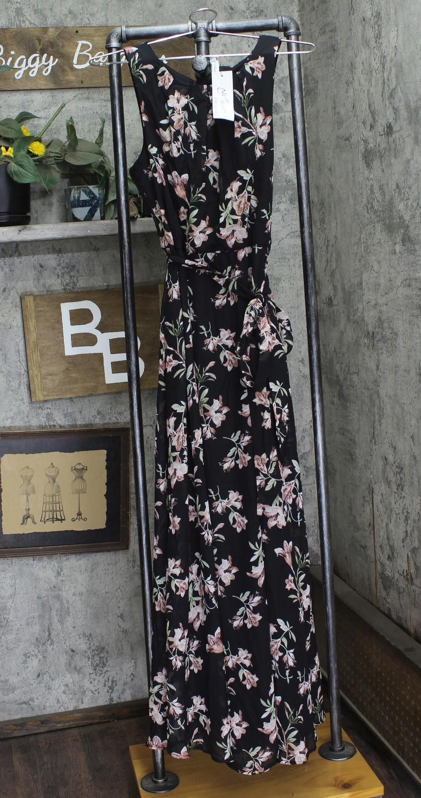 Other Nwt Ny Collection Womens Maxi Dress Mccd3995 Black / Pink M Size M / US 6-8 / IT 42-44 - 1 Thumbnail