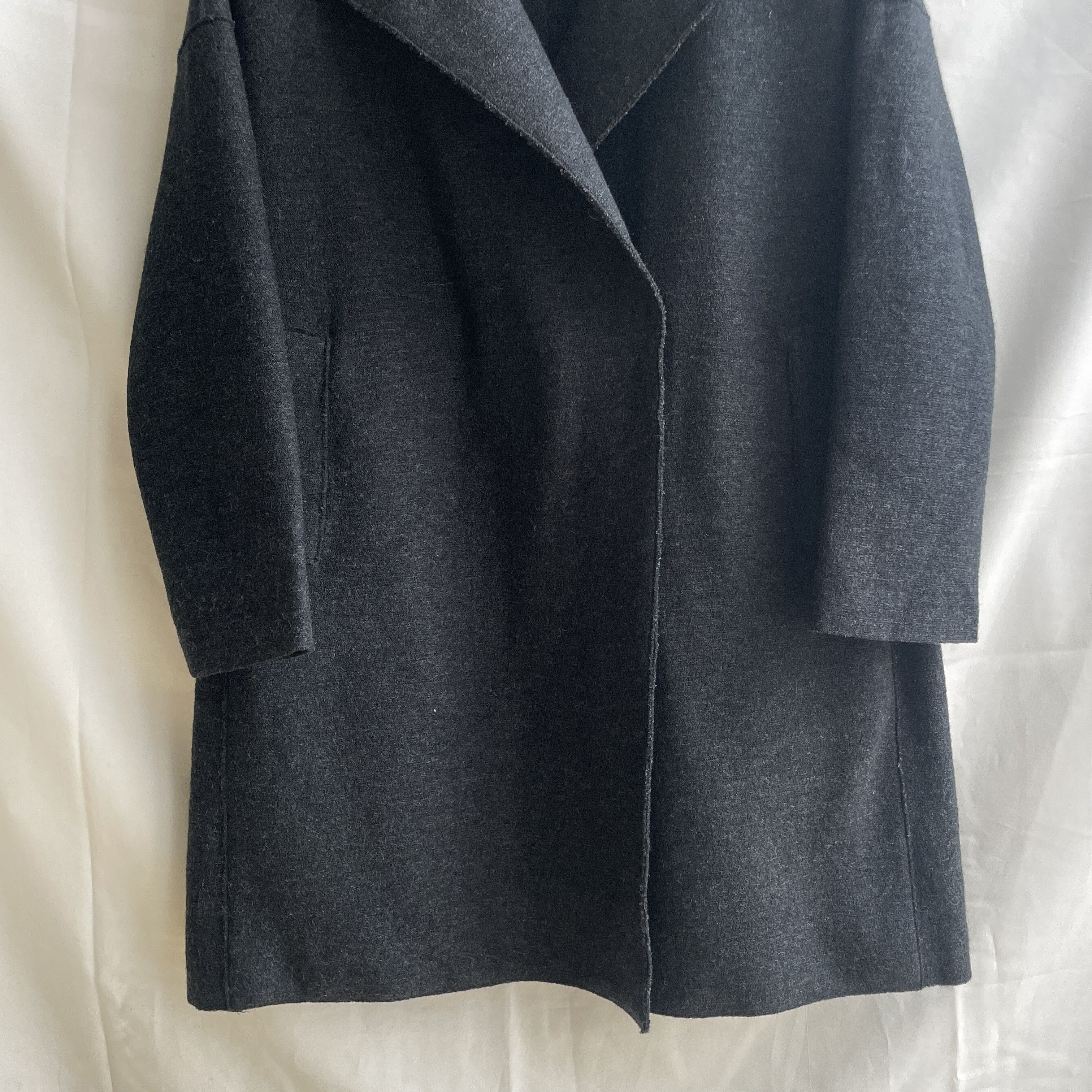 Harris Wharf London Harris Wharf London Womens Boiled Wool Coat Size M Size M / US 6-8 / IT 42-44 - 6 Thumbnail