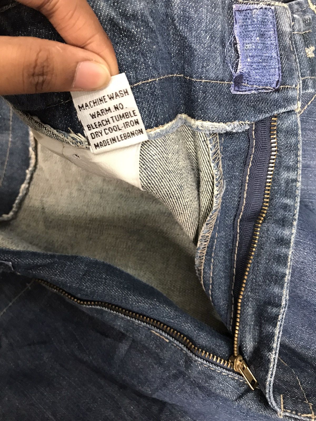 Marithe + Francois Girbaud Vintage marithe & Francois girbaud big pocket denim jort Size US 38 / EU 54 - 10 Thumbnail
