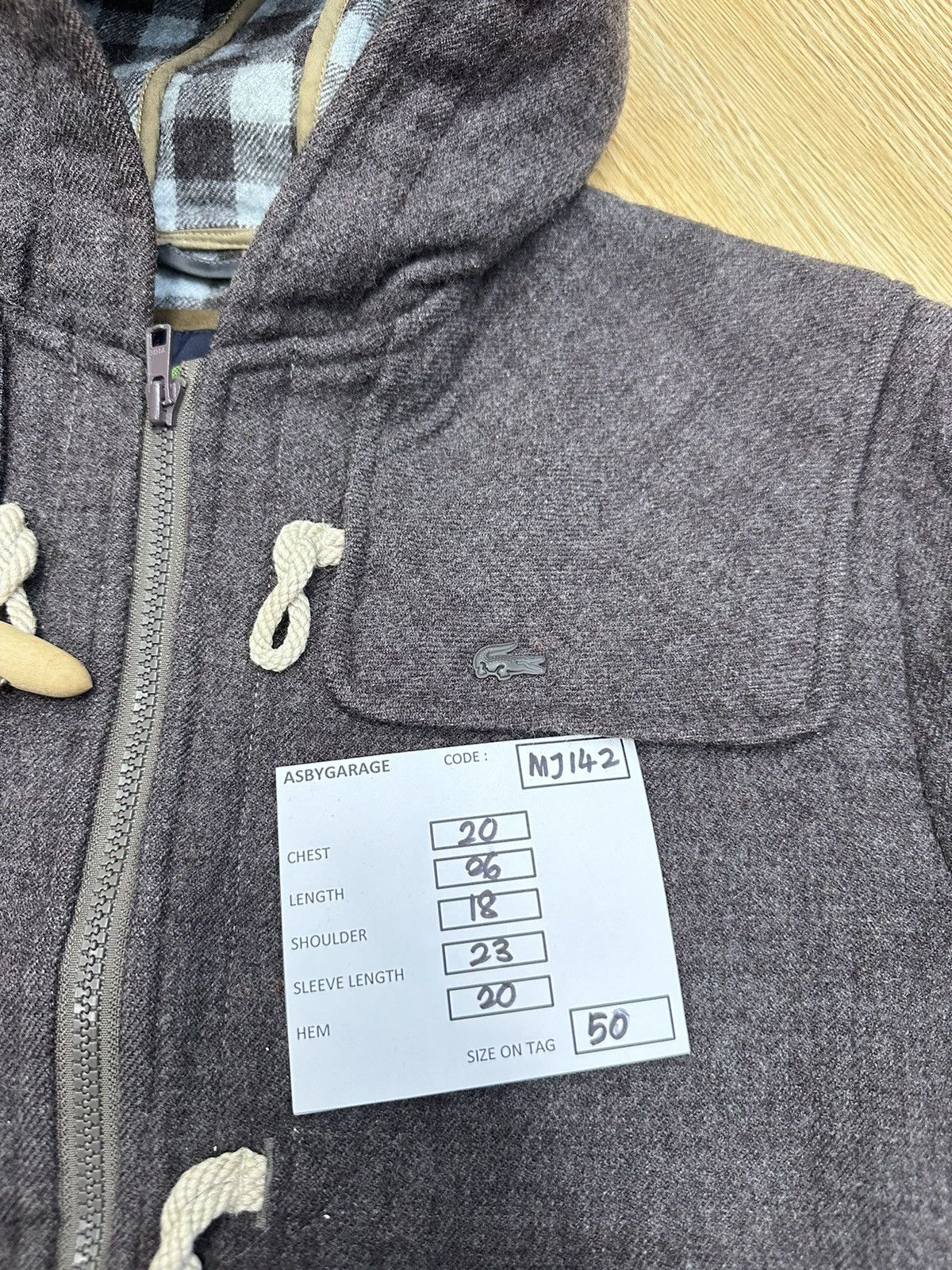 Lacoste × Vintage Vintage Lacoste Wool Jacket MJ142 Size US S / EU 44-46 / 1 - 17 Thumbnail