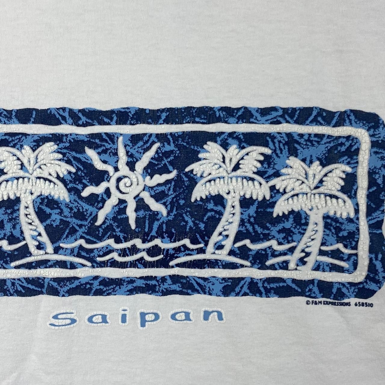 Vintage Vintage SAIPAN HAWAII ISLANDS Tee Shirt Top Beach Vacation Size US S / EU 44-46 / 1 - 3 Thumbnail