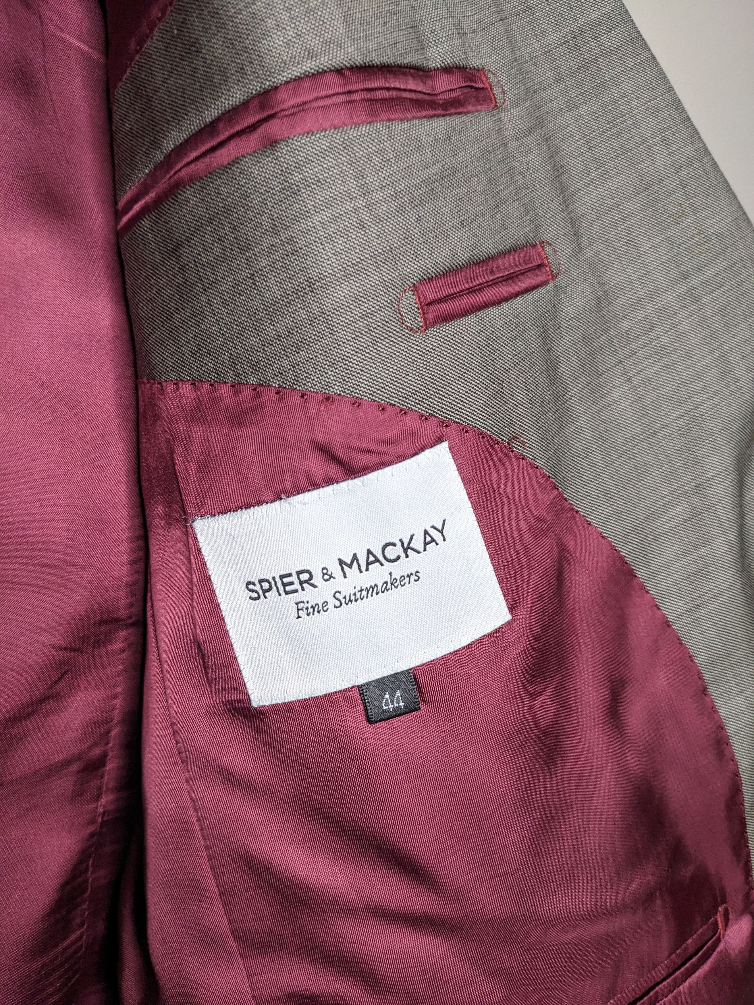 Spier & Mackay Spier & MacKay Suit Jacket 44R Wool Contemporary 2-Button Size 44R - 7 Thumbnail