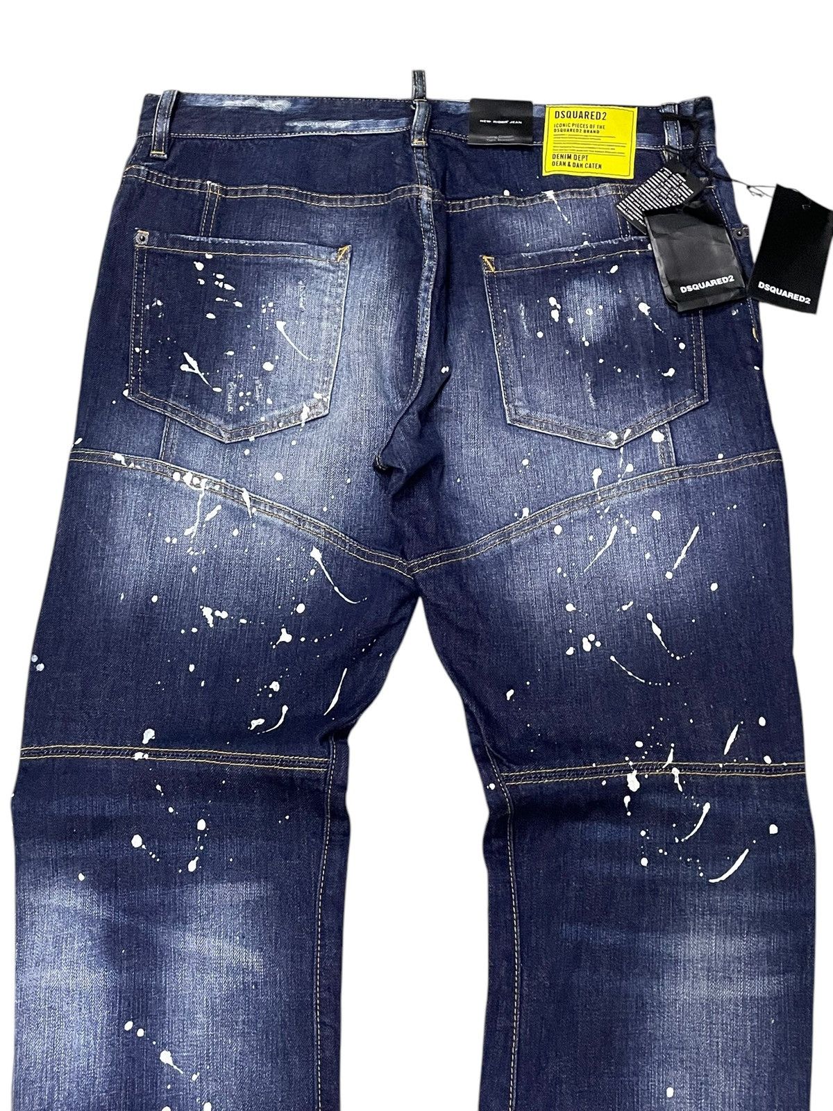 Dsquared2 BNWT Dsquared2 $800 Biker Distressed Paint Splatter Jeans Size US 34 / EU 50 - 20 Thumbnail
