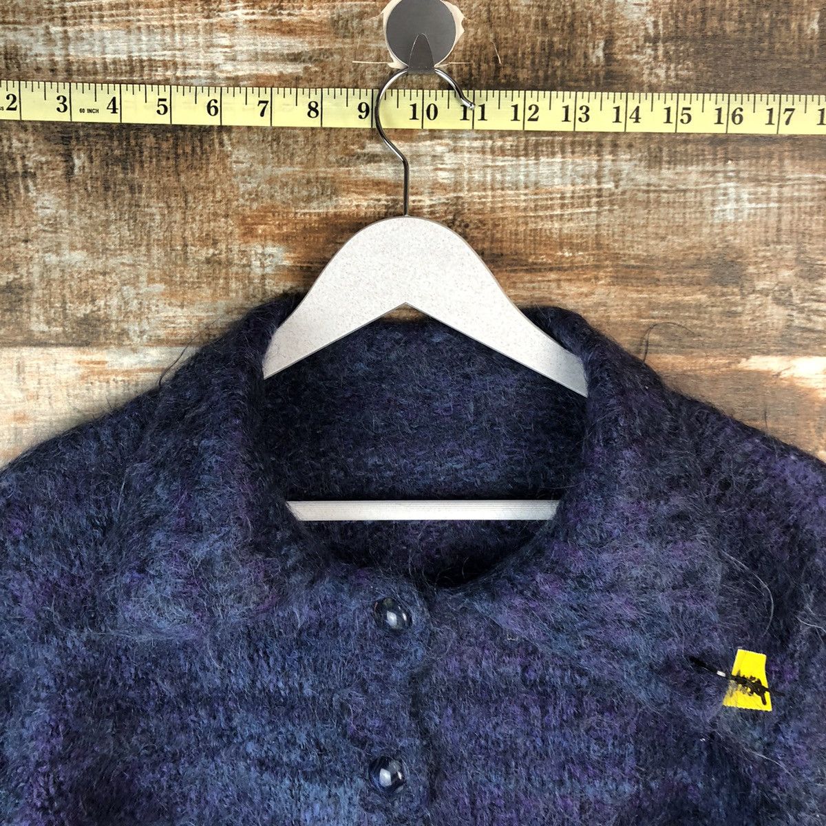 Vintage D Japan vintage mohair shaggy Cardigan knitwear #A2053 Size US S / EU 44-46 / 1 - 10 Thumbnail