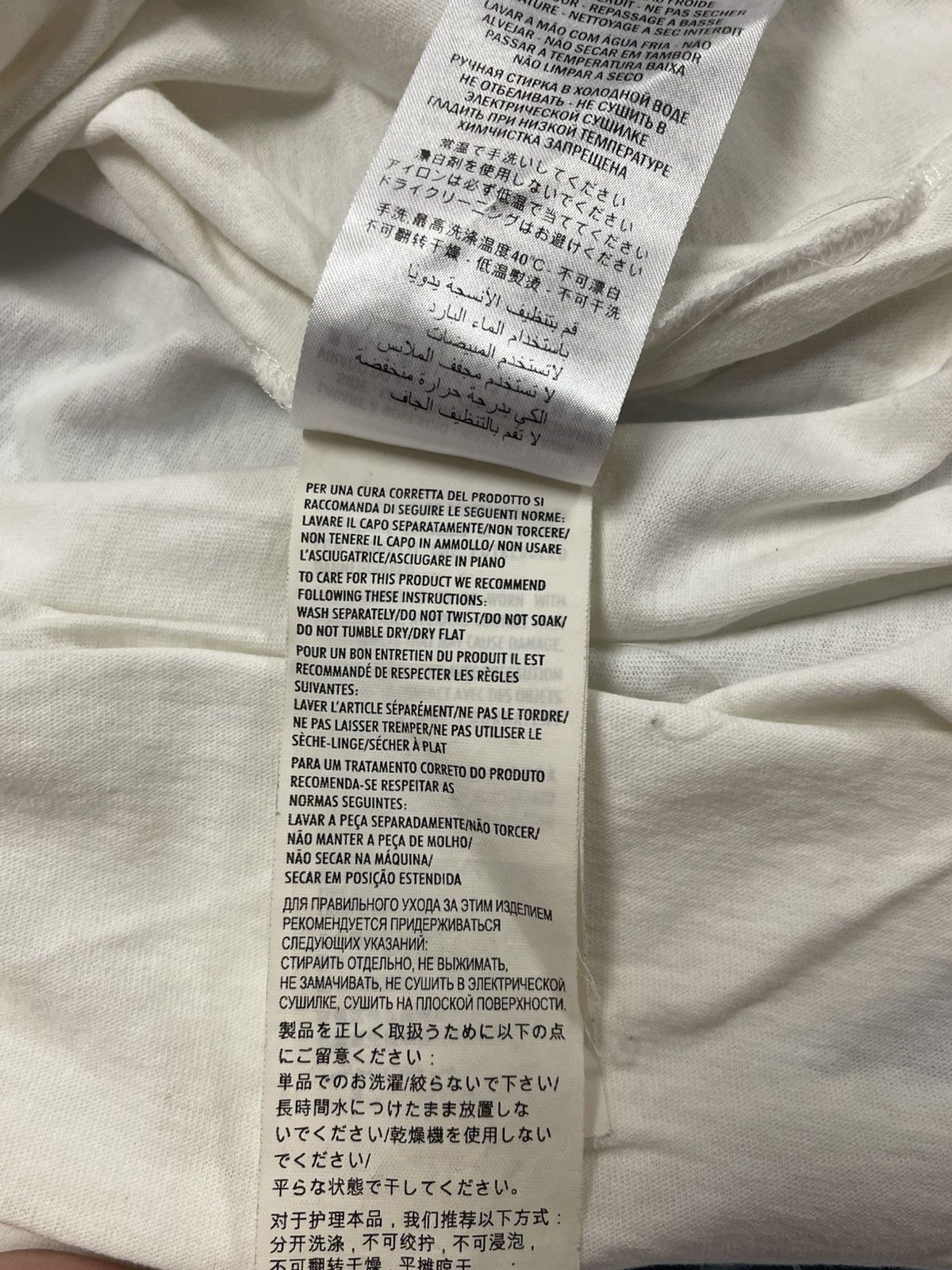 Gucci Size M - Gucci White Logo Print Cotton Dragon Embroidered Size US M / EU 48-50 / 2 - 14 Thumbnail