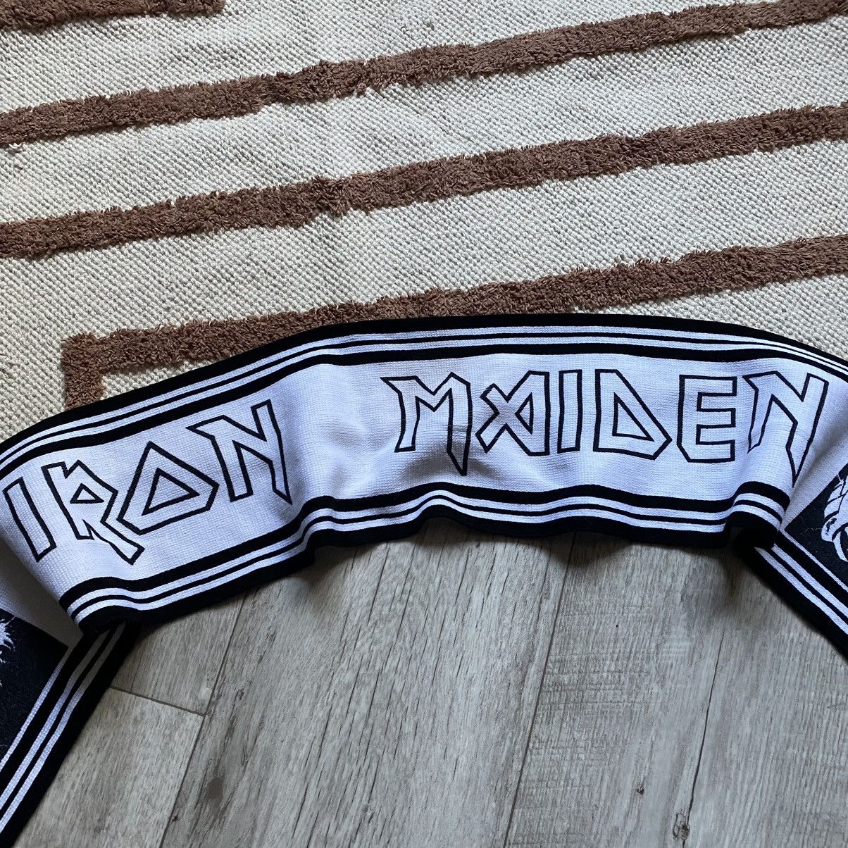 Band Tees × Vintage VINTAGE IRON MAIDEN MADE IN ENGLAND 90s SCARF Size ONE SIZE - 2 Thumbnail