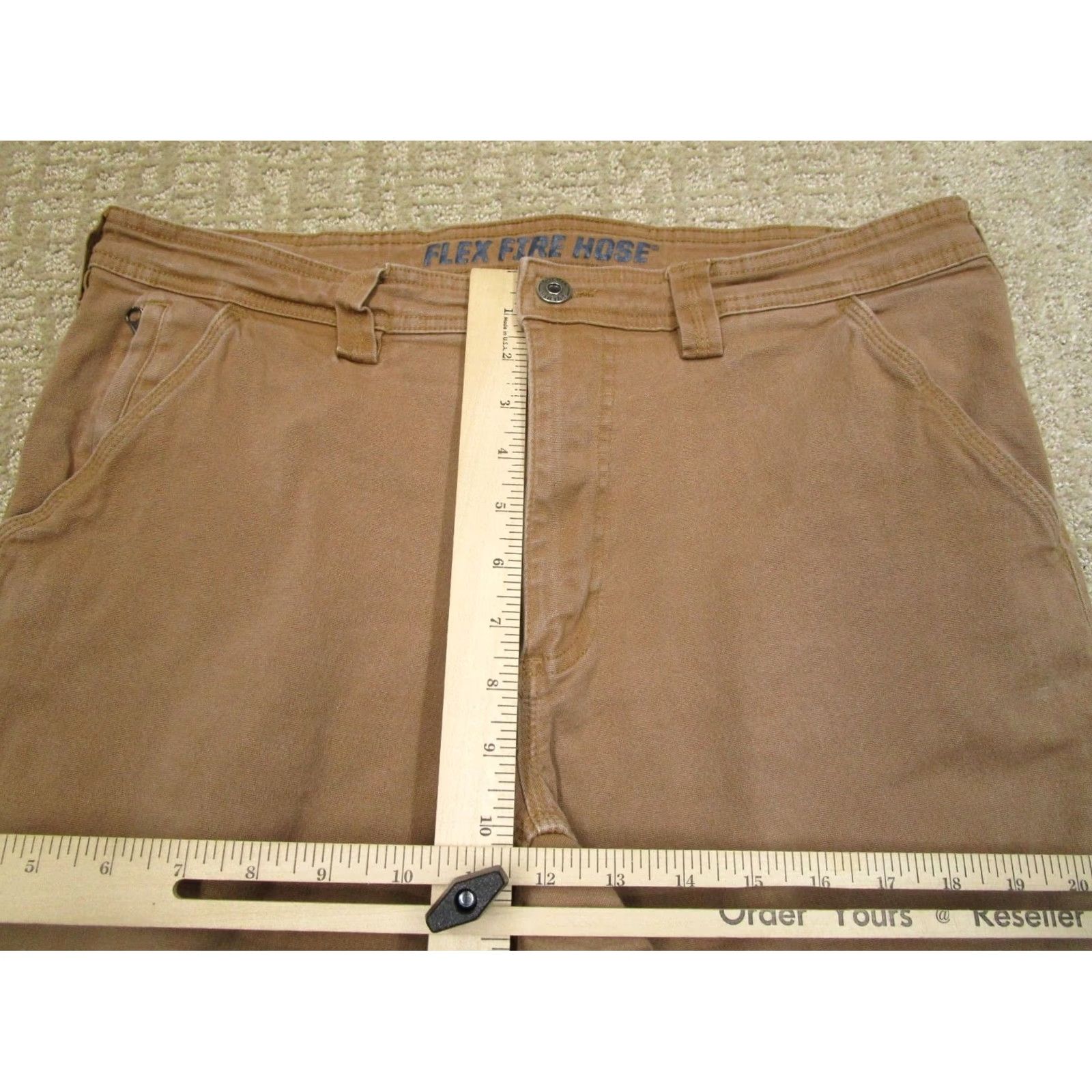 Vintage Duluth Cargo Pants Men 36x30 Brown Canvas Workwear Cargo Pocket Relaxed Fit Front Flat Front Pant Size US 36 / EU 52 - 5 Thumbnail