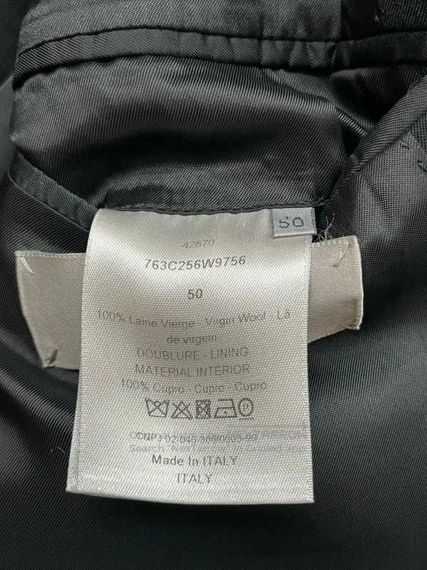 Dior Dior Black Wool Jacket with Distressed Details . Size US L / EU 52-54 / 3 - 6 Thumbnail