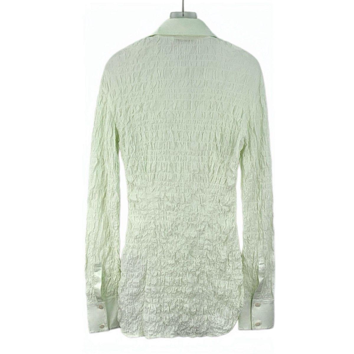 Acne Studios Acne Studios Pleated Collared Long Sleeve Shirt K26WX Size XS / US 0-2 / IT 36-38 - 2 Thumbnail