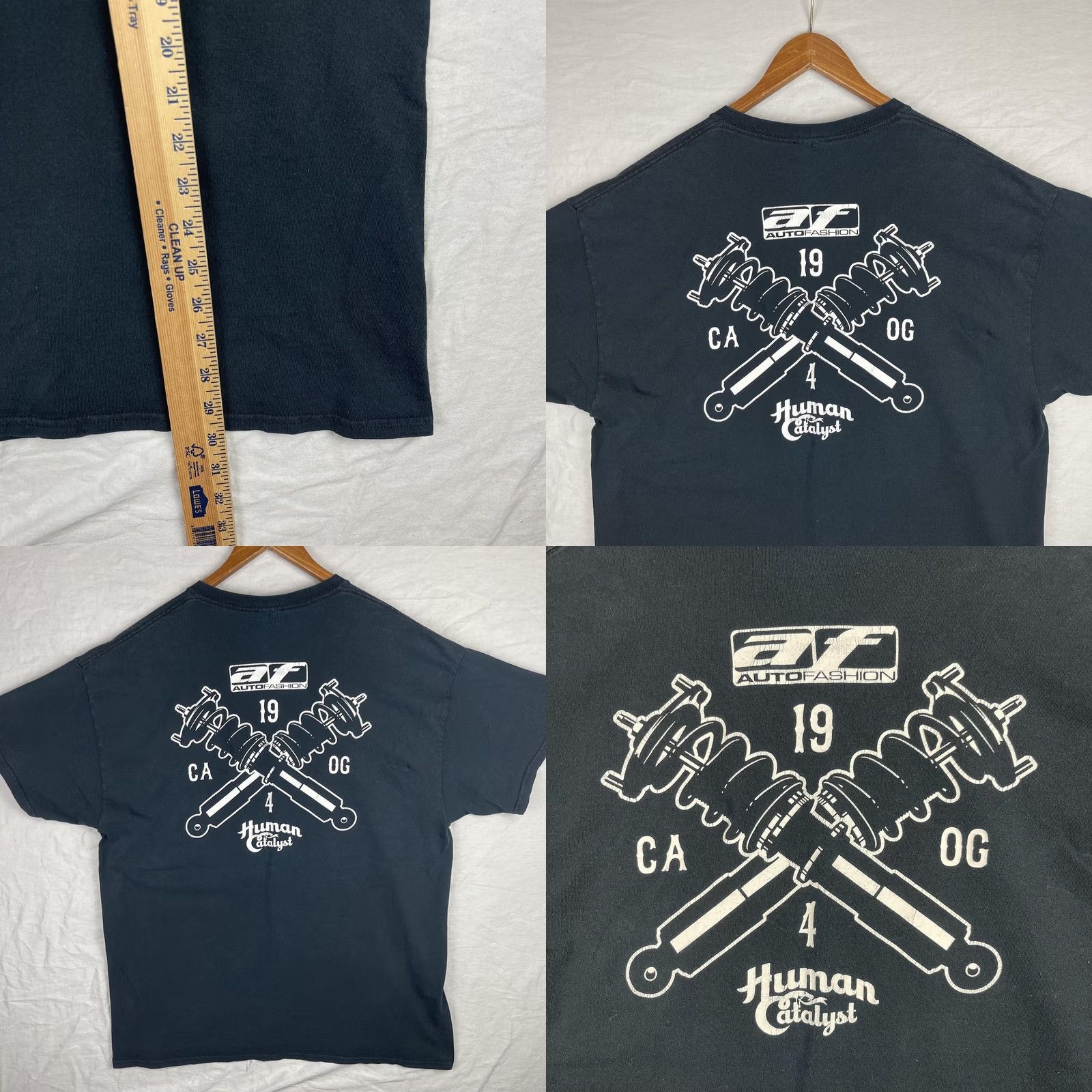 Vintage Human Catalyst Shirt Mens XL Black AutoFashion Auto Cars Mechanic Graphic Print California Streetwear Cars Mens XL Black Graphic Print Size US XL / EU 56 / 4 - 8 Thumbnail