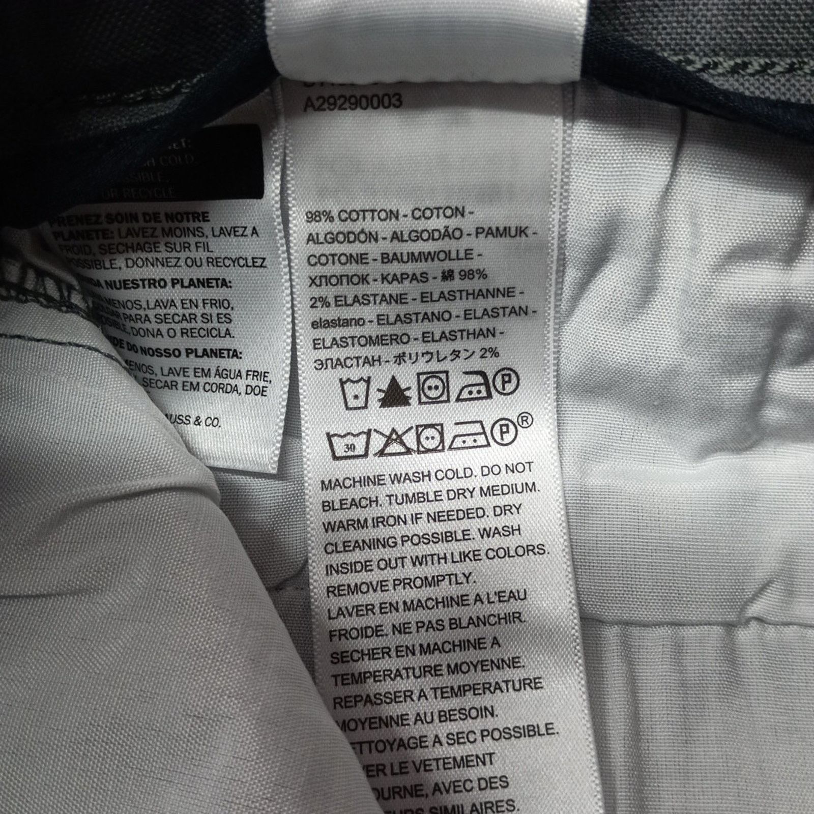 Dockers Dockers Chino Straight Fit Men's Size 32x32 Gray Stretch Size US 32 / EU 48 - 4 Thumbnail