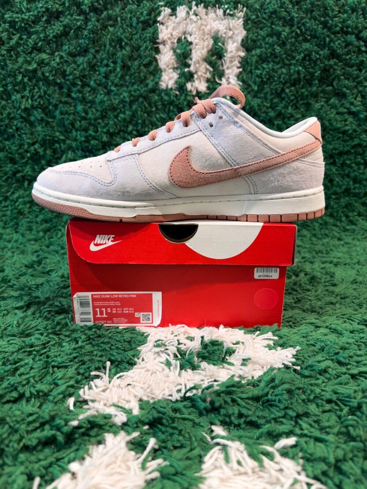 Nike Nike Dunk Low Retro Fossil Rose Size 11.5 Size US 11.5 / EU 44-45 - 5 Thumbnail