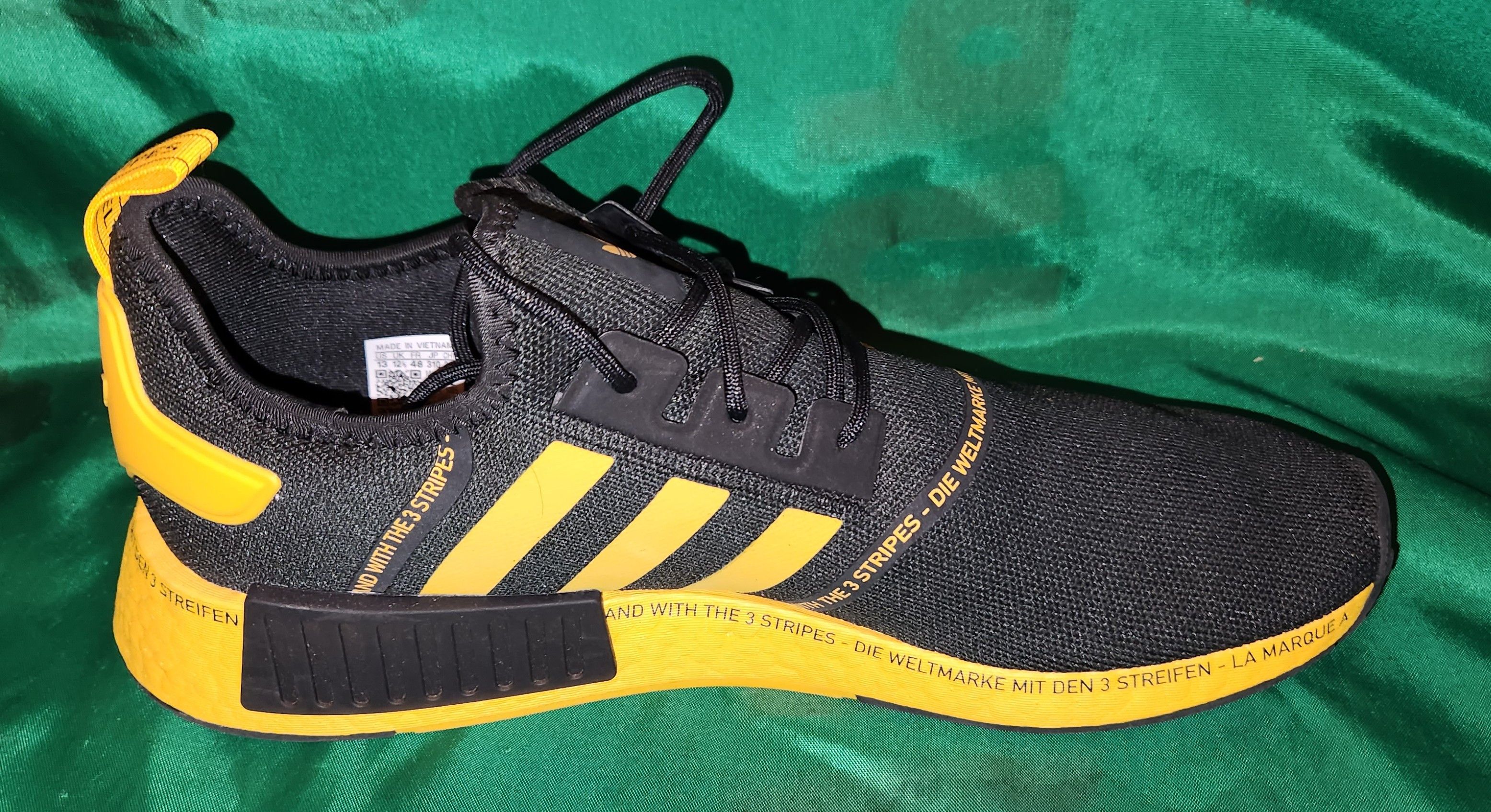 Adidas Adidas Originals NMD R1 Men's Size 13 Black/Gold HP2969 Size US 13 / EU 46 - 4 Thumbnail