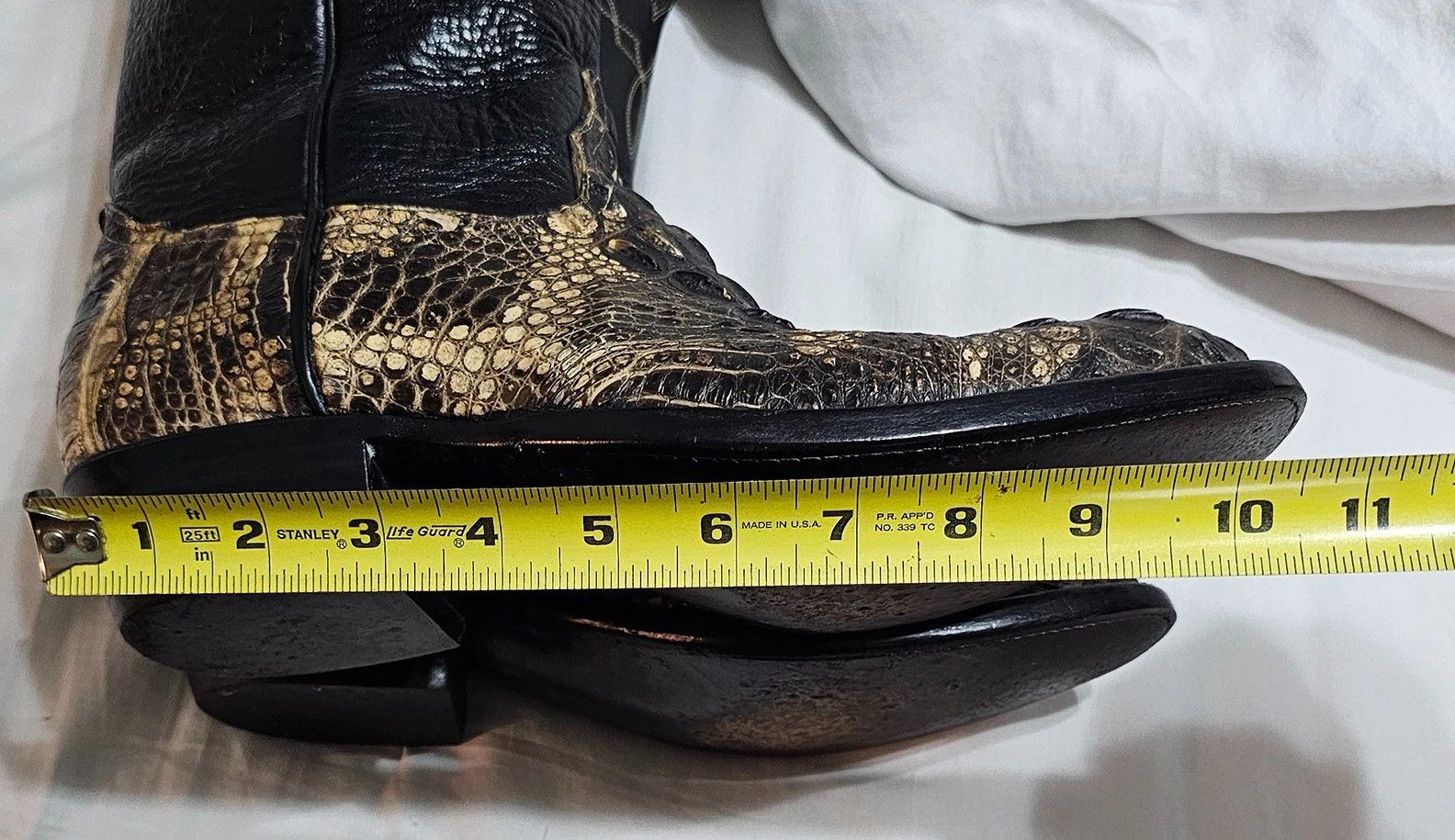 Other Alligator Cowboy Boots Natural Skin Size US 8 / EU 41 - 13 Thumbnail