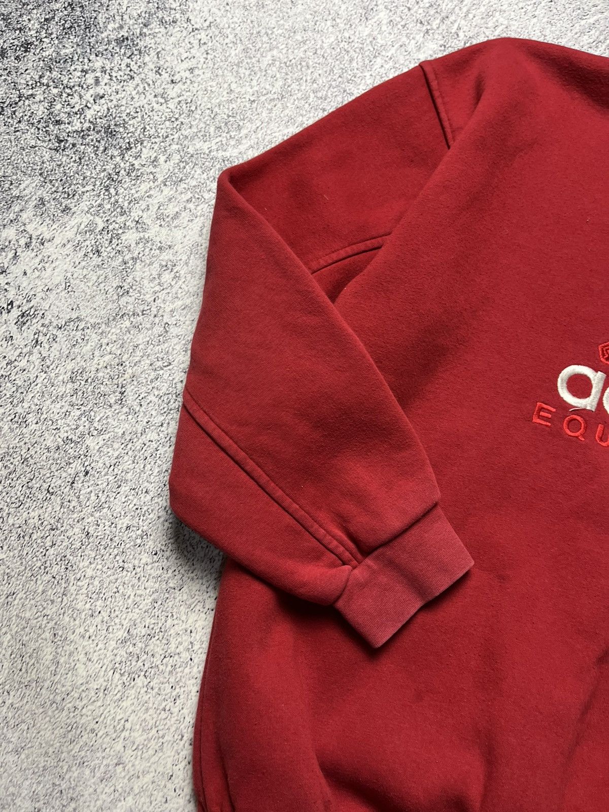 Adidas Vintage 90s Adidas Equipment Big Logo Spell Out Sweatshirt Size US S / EU 44-46 / 1 - 10 Thumbnail