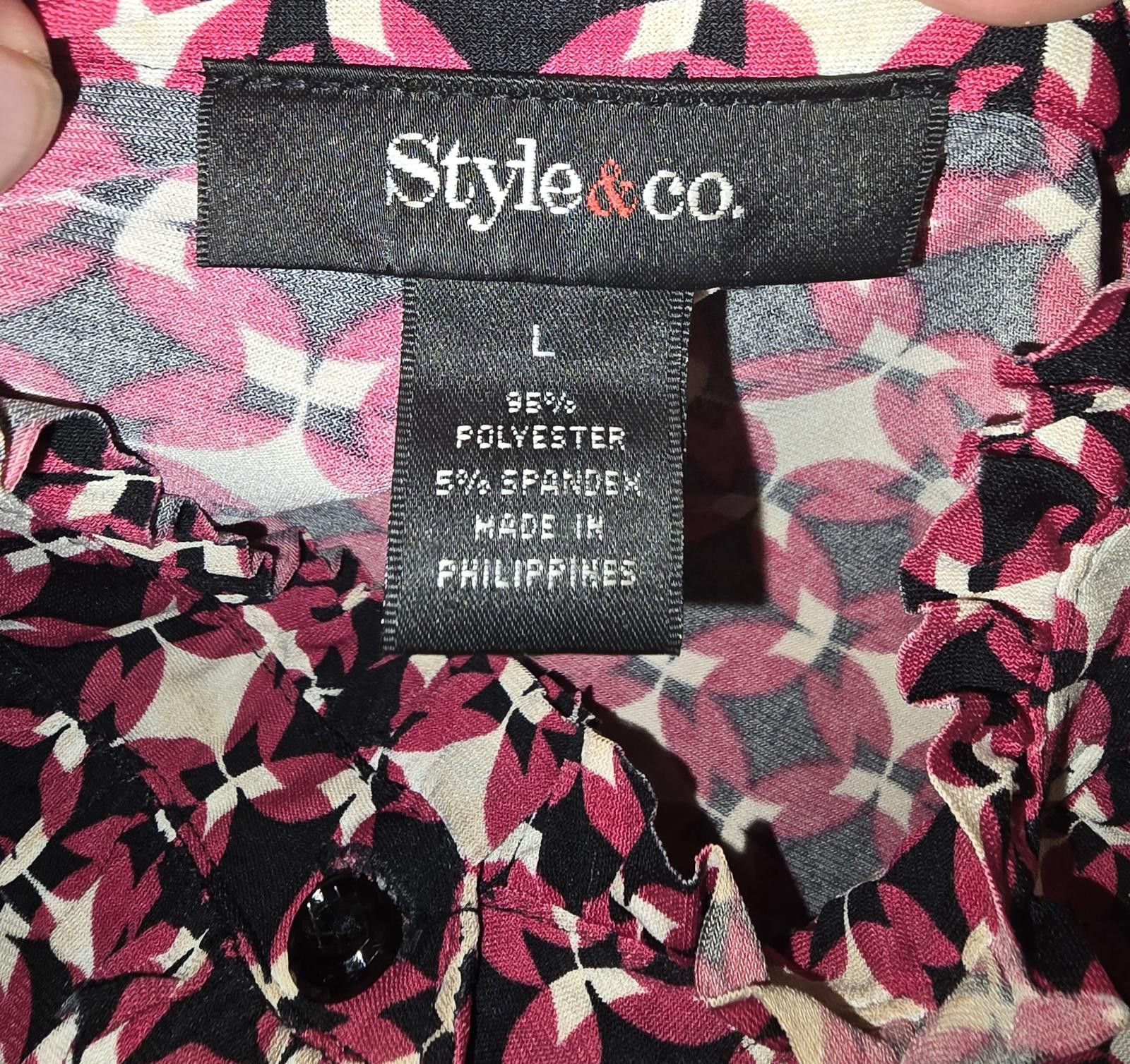 Style & Co Style & Co Women's Geometric Print - Size L Size L / US 10 / IT 46 - 2 Thumbnail