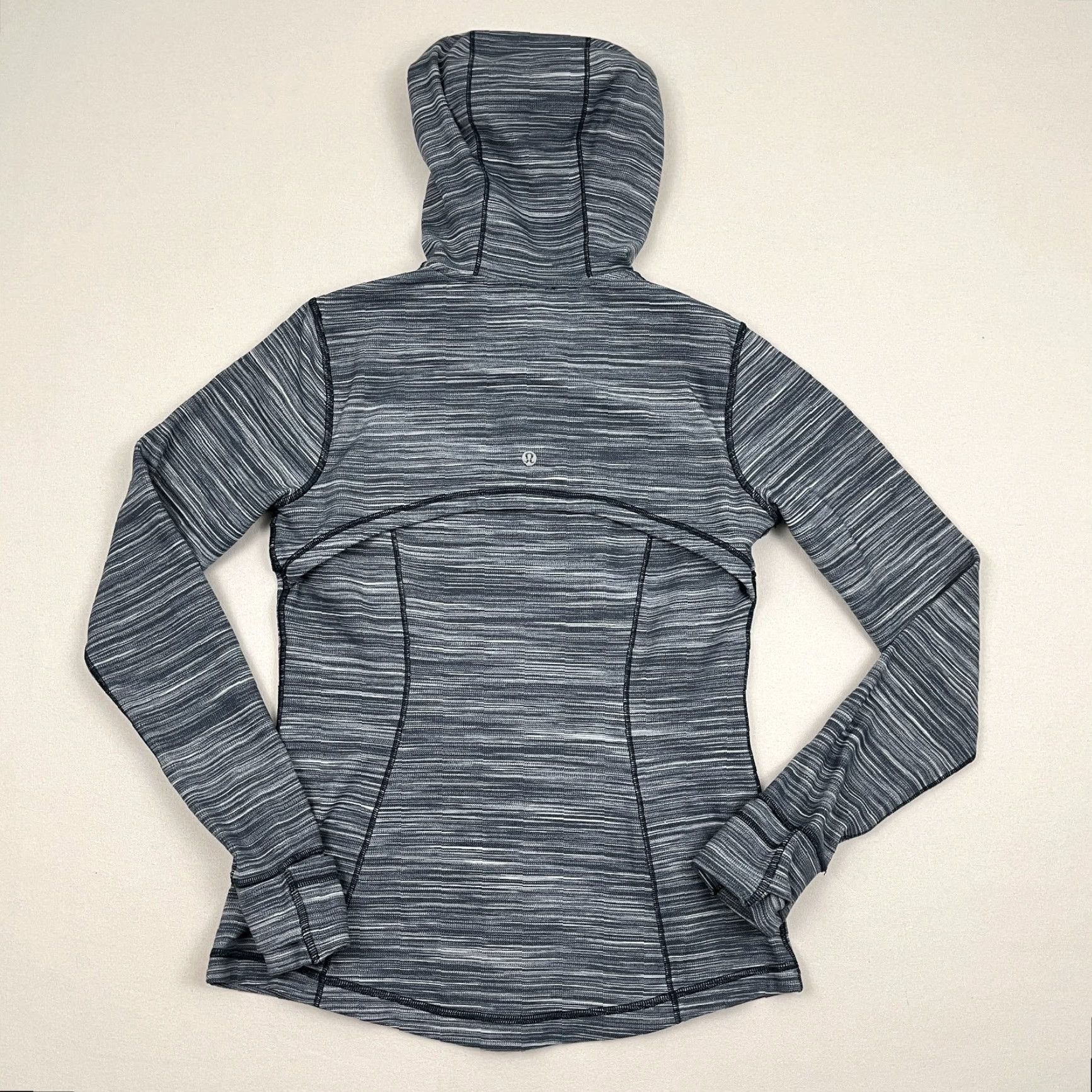 Lululemon Lululemon Hooded Define Jacket Women 8/10 Blue Mini Space Dye Active Nulu W4BF8S Size M / US 6-8 / IT 42-44 - 2 Thumbnail