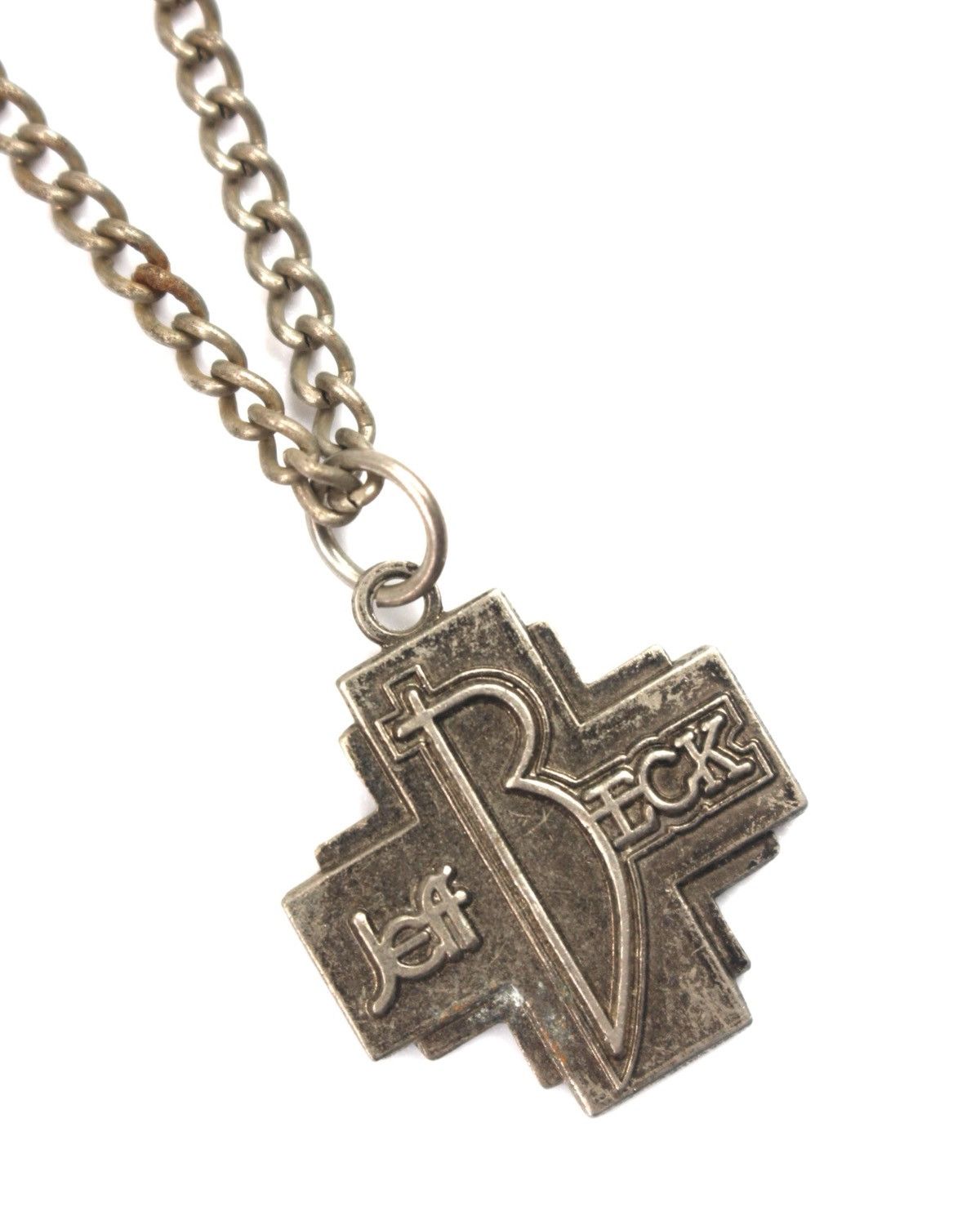 Hysteric Glamour 1980S JEFF BECK ROCK LEGEND ART DECO CROSS PENDANT NECKLACE Size ONE SIZE - 3 Thumbnail