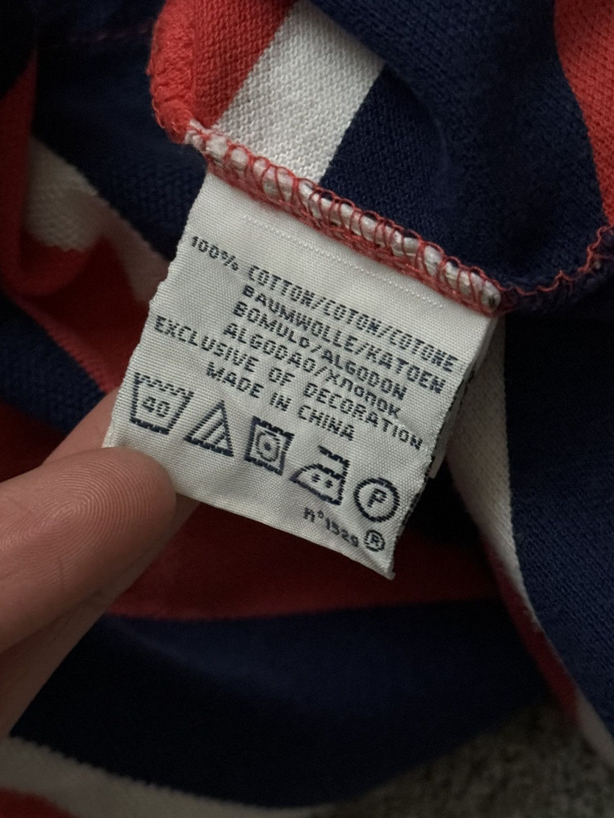 Polo Ralph Lauren × Vintage Polo Ralph Lauren S striped polo tee T-shirt rugby 🏉 Size US S / EU 44-46 / 1 - 9 Thumbnail