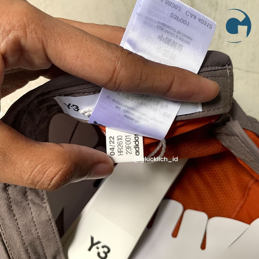 Y-3 Y3, Taupe & Orange Running Cap Size ONE SIZE - 6 Thumbnail