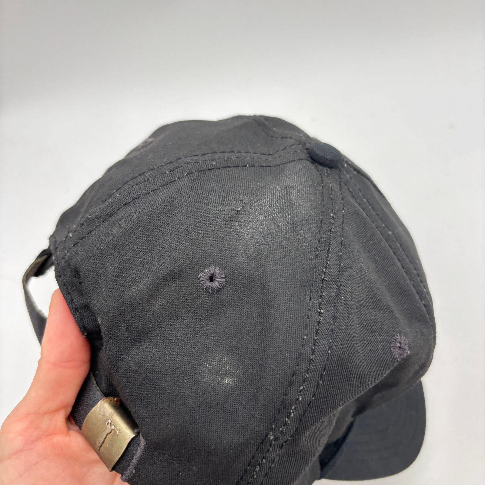 Hogan × Vintage Vintage Ben Hogan H40 Hat 90s Golf Chord Leather Strapback Size ONE SIZE - 10 Thumbnail