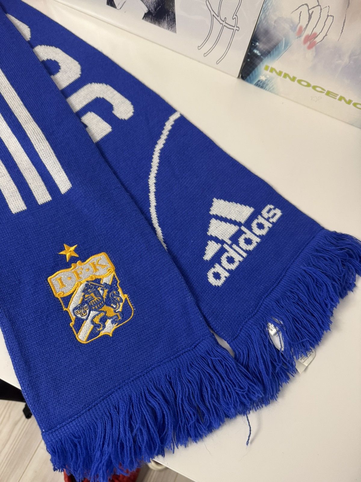 Adidas Adidas IFK Göteborg Fans Scarf Blue Classic Size ONE SIZE - 2 Thumbnail