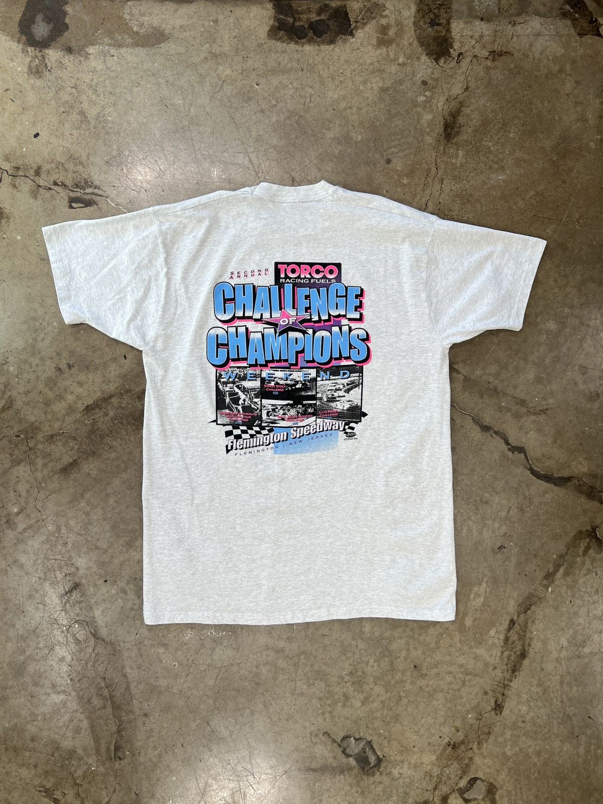 NASCAR Vintage 1997 Challenge Champions Racing Fuels Tee XXL Size US XXL / EU 58 / 5 - 5 Thumbnail
