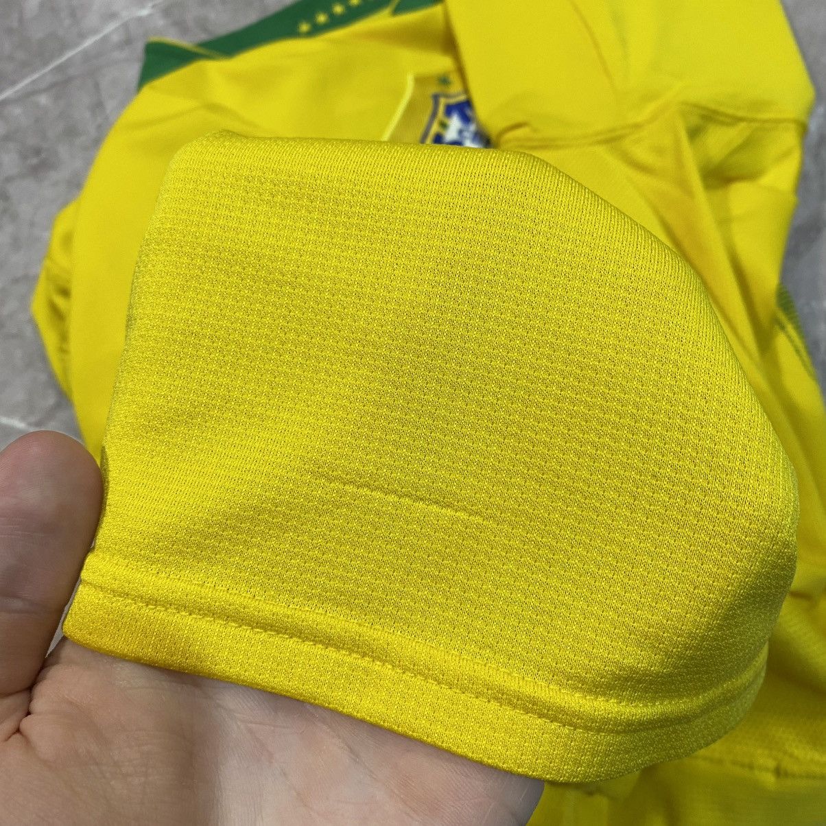 Nike × Vintage ROBINHO ! VINTAGE NIKE BRAZIL TEE SOCCER JERSEY NATION 00s Size US L / EU 52-54 / 3 - 6 Thumbnail
