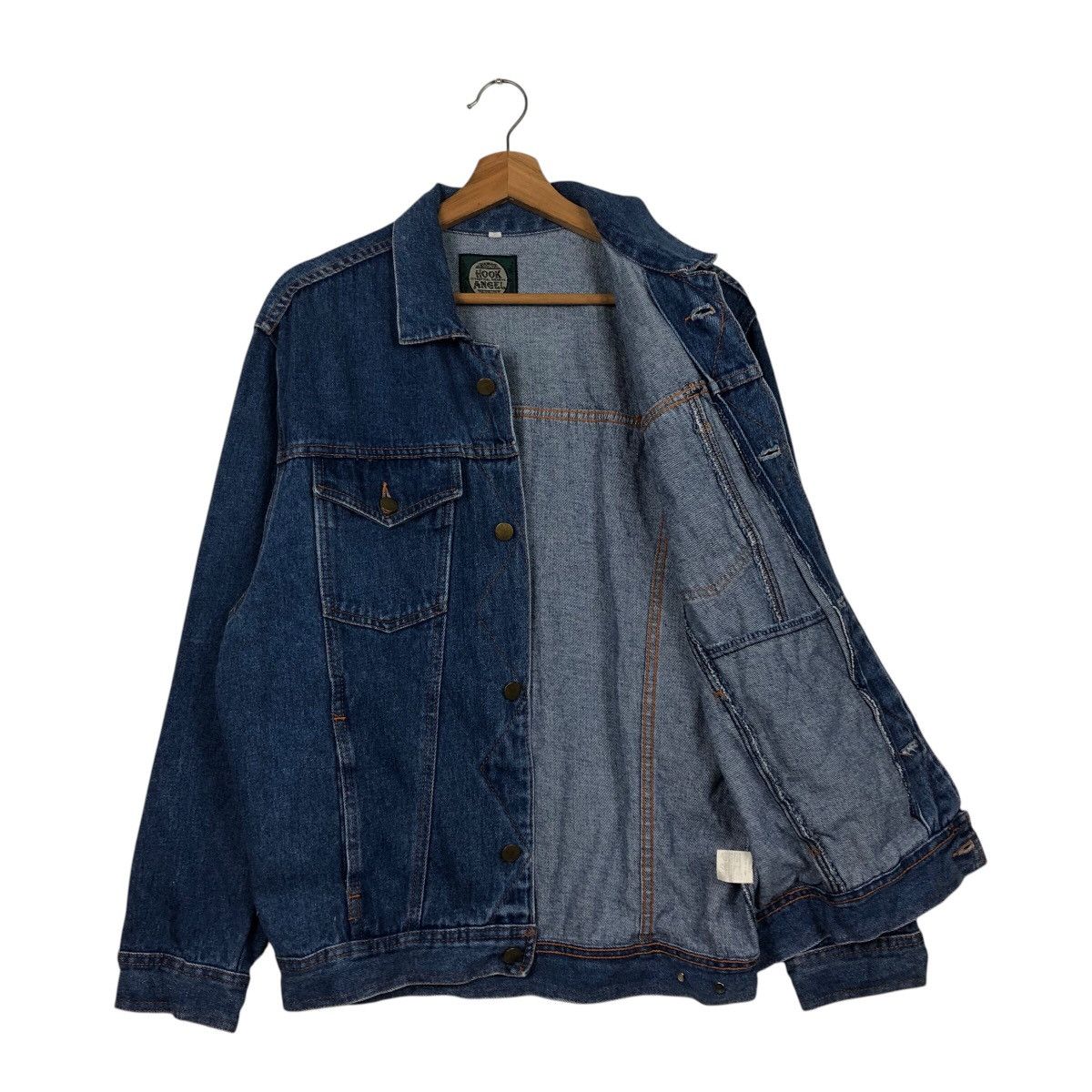 Hysteric Glamour 📌Vintage Biker Denim Jacket Hook Angel Multi Pocket Size US M / EU 48-50 / 2 - 12 Thumbnail