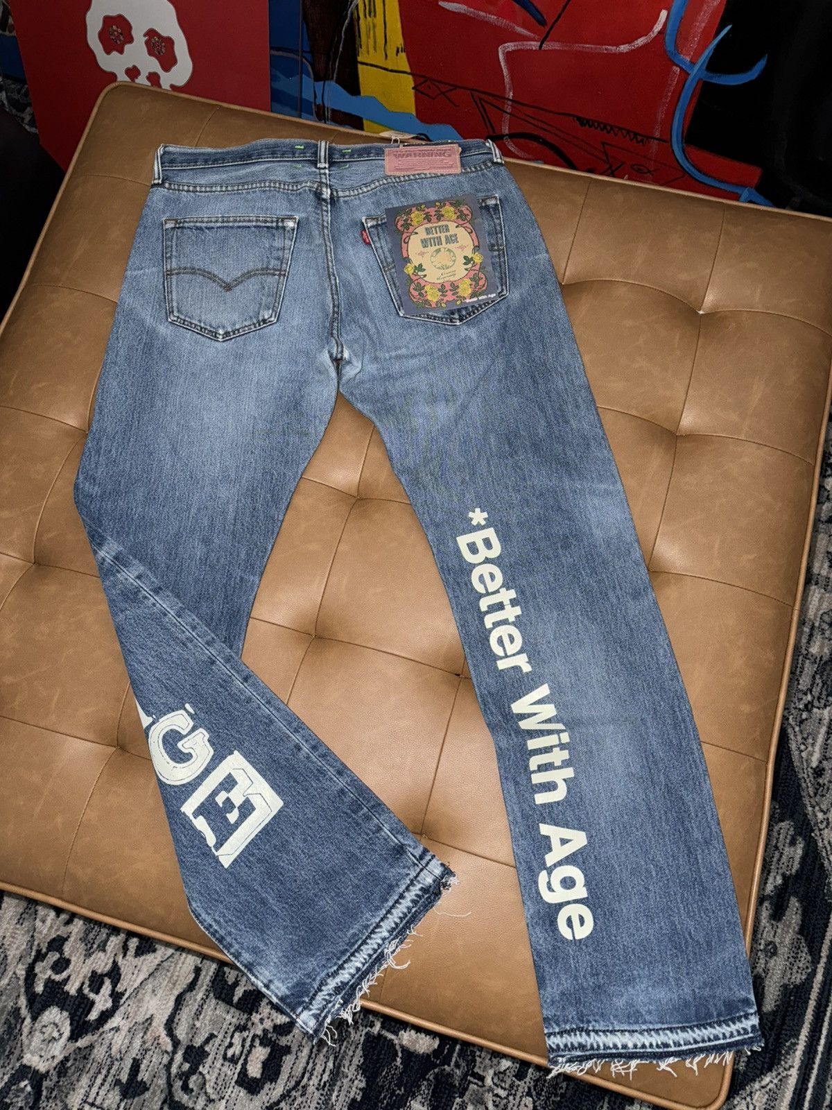 Better With Age Better with age logo jeans Size US 32 / EU 48 - 4 Thumbnail