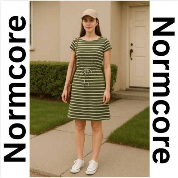 Old Navy Old Navy XS Green White Striped Short Sleeve Dress Tie Waist Size XS / US 0-2 / IT 36-38 - 8 Thumbnail
