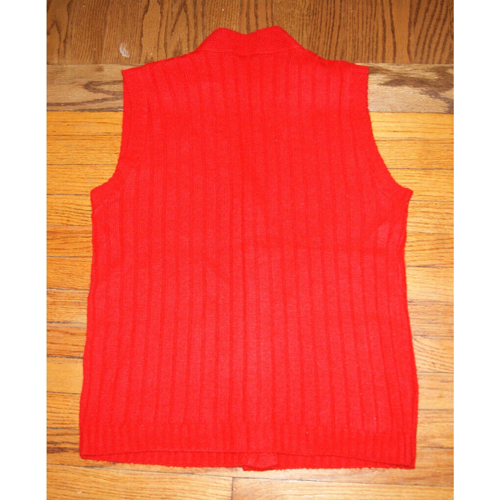 Other VTG Sweetree Red Cardigan Sweater Vest Pockets Womens M USA Size M / US 6-8 / IT 42-44 - 5 Thumbnail