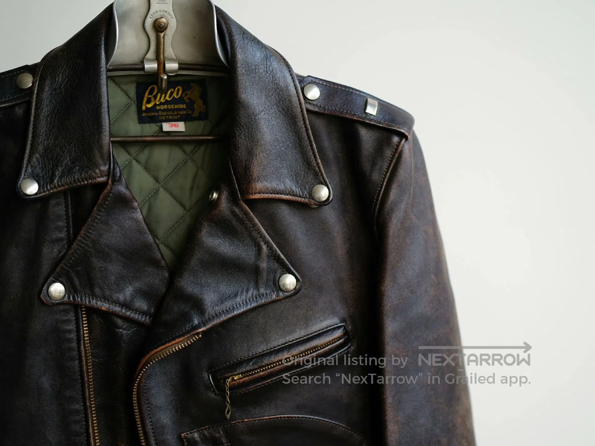The Real McCoy's the real mccoys buco j-24 leather jacket. Size US S / EU 44-46 / 1 - 5 Thumbnail