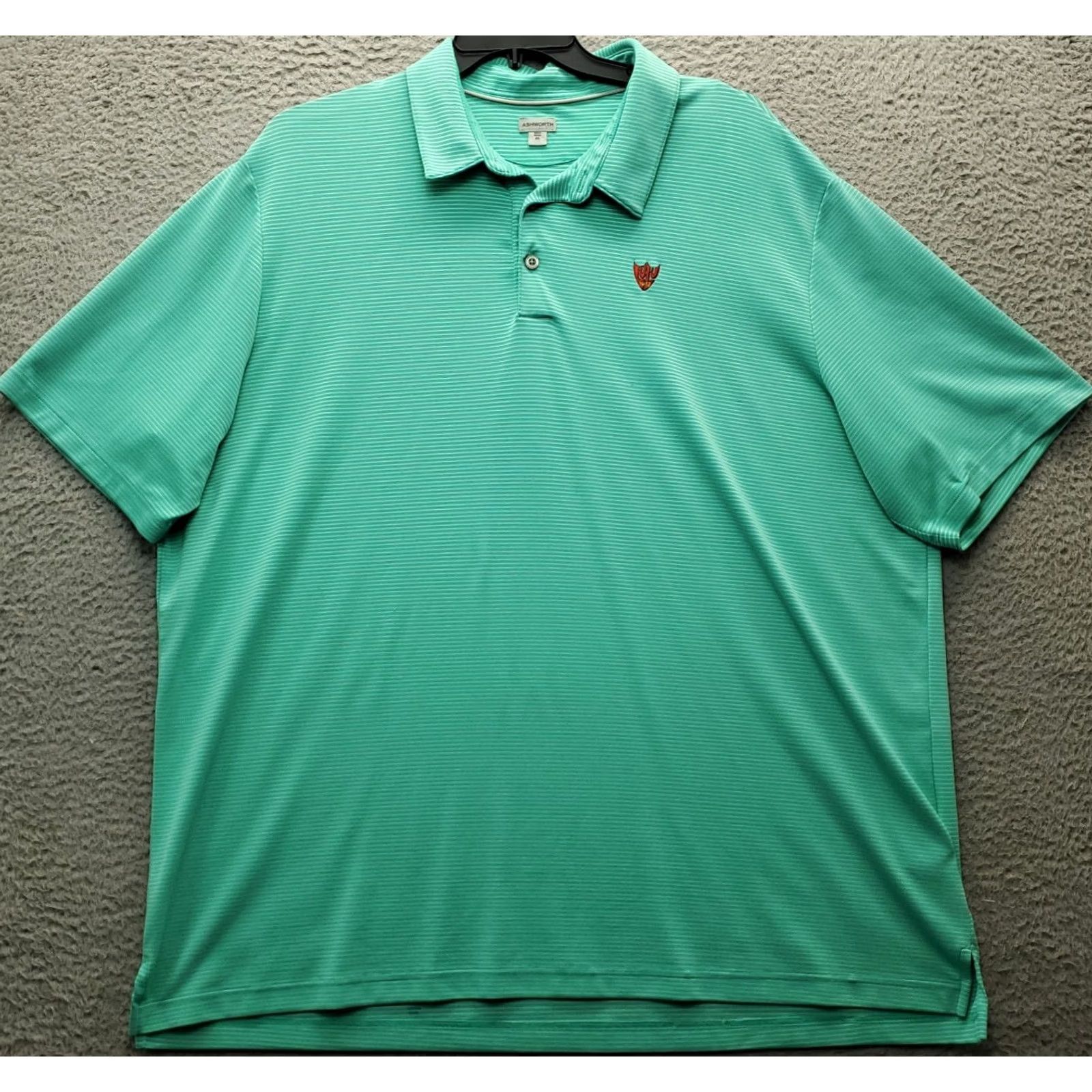 Vintage Ashworth Polo Shirt Mens 2XL Multi Striped High Low Slit Short Sleeve Pony Logo Shirt Size US XXL / EU 58 / 5 - 2 Thumbnail