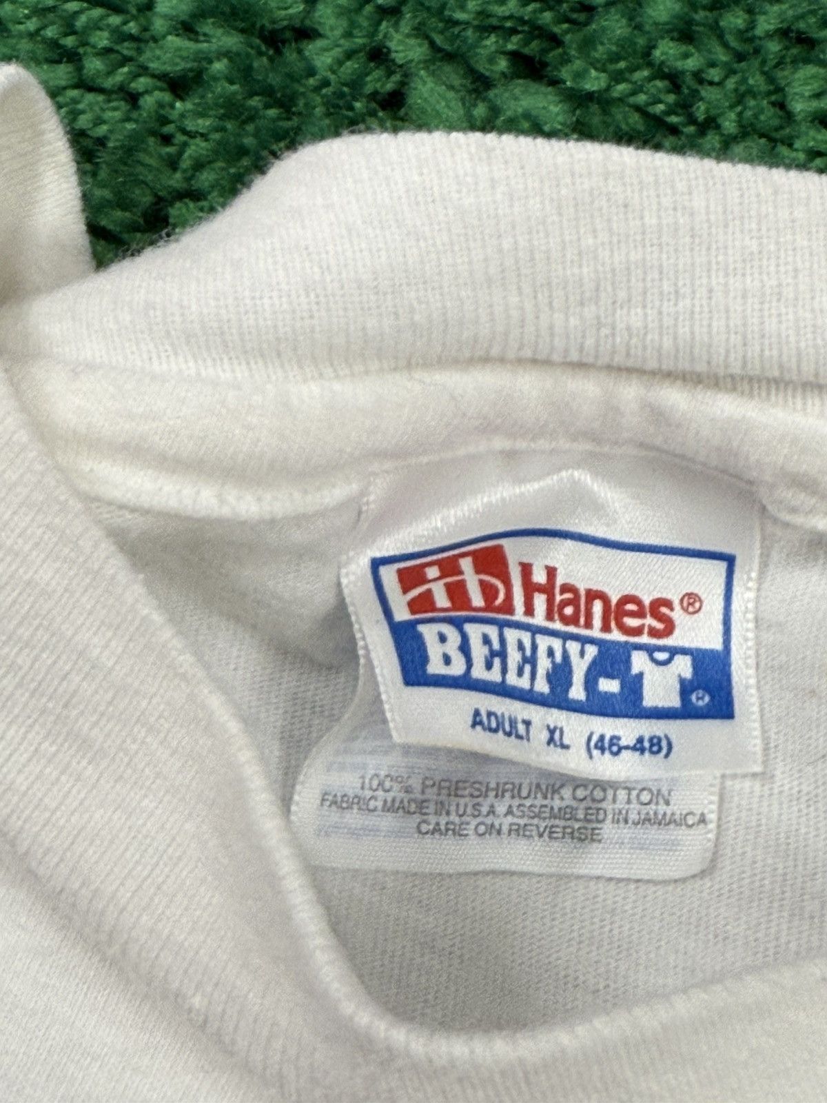 Hanes × Vintage Vintage Horse Shoe Country Fair Cowboy Tee White XL Size US XL / EU 56 / 4 - 4 Thumbnail