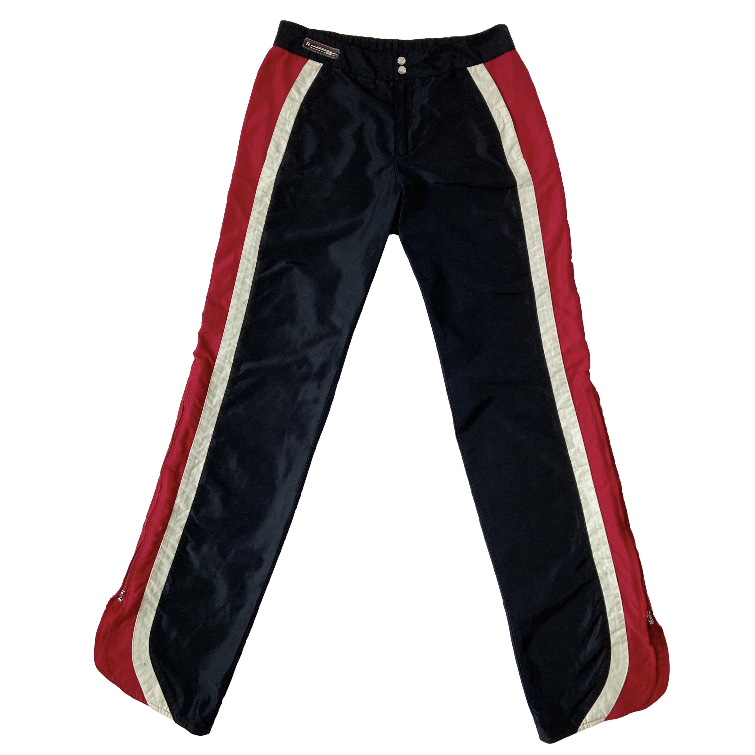 Ralph Lauren VINTAGE RALPH LAUREN TRACK PANTS JOGGERS BLACK Size 27" / US 4 / IT 40 - 1 Thumbnail