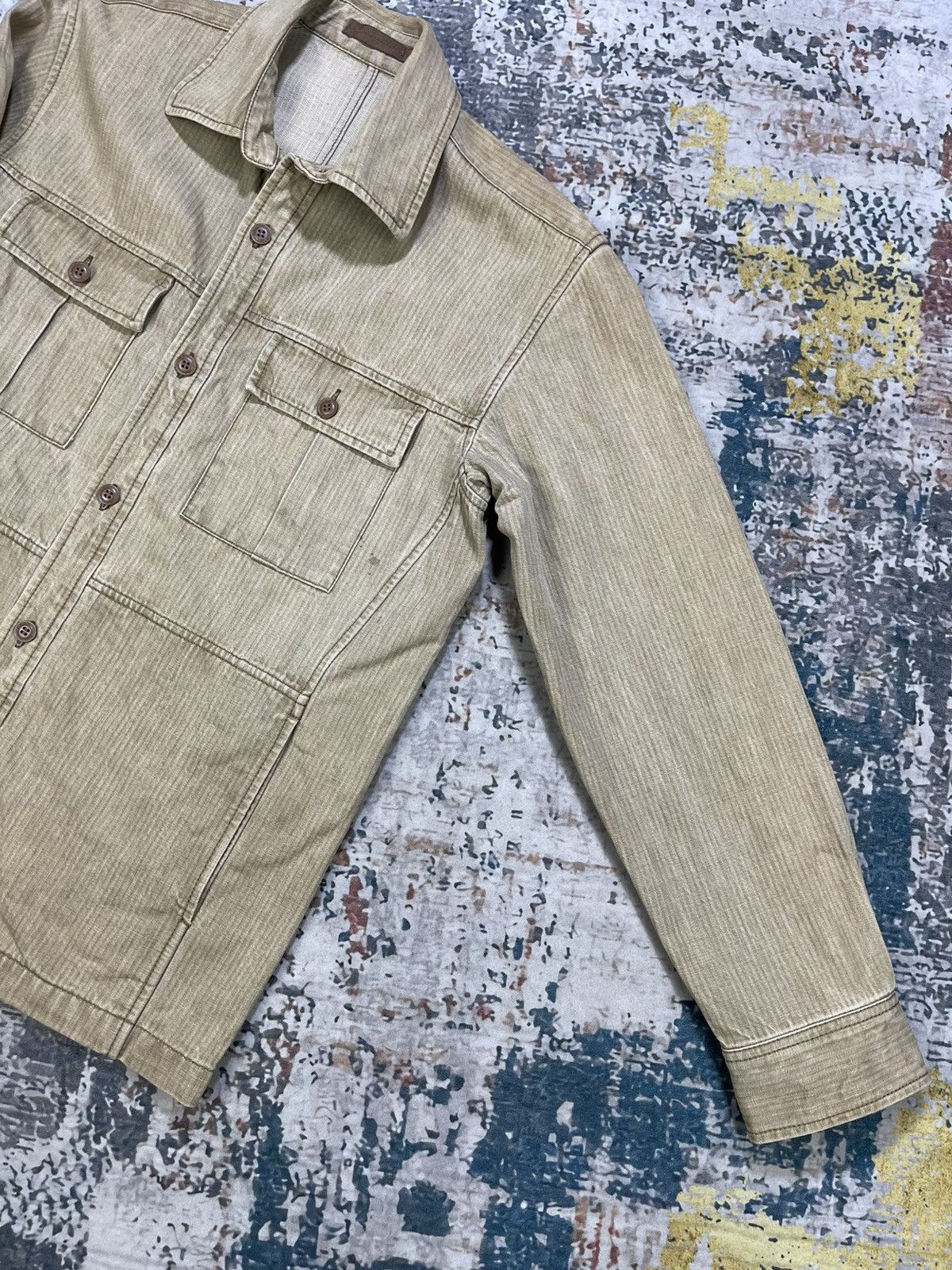 KATO Kazuki Kazutaka Kato Unlined HBT Shirt Jacket Size US S / EU 44-46 / 1 - 10 Thumbnail