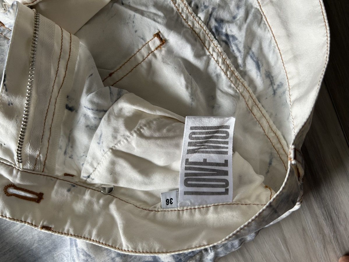 Jean Paul Gaultier Jean Paul Gaultier - Jean-effect low-rise silk pants Size US 32 / EU 48 - 5 Thumbnail