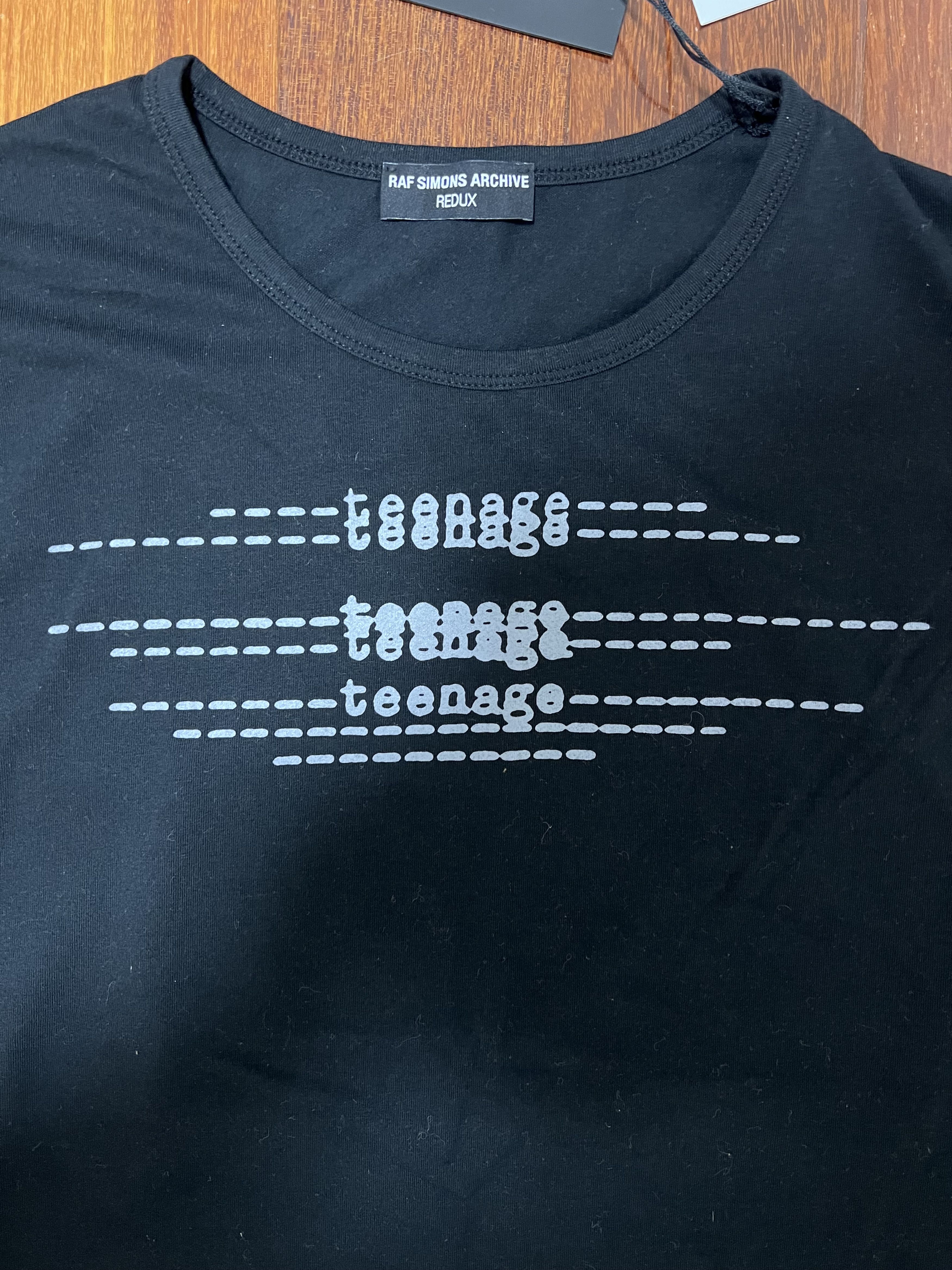 Raf Simons 💚 Raf Simons Redux Teenage Tank Top Black X-Large NEW Size US XL / EU 56 / 4 - 3 Thumbnail