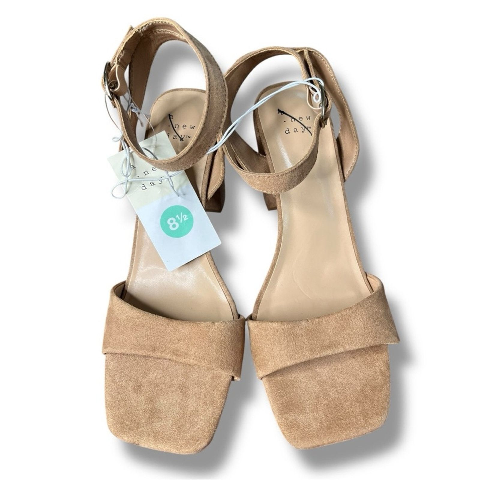 Other A New Day suede ankle strap open toe heeled sandals NEW Size US 8.5 / IT 38.5 - 5 Thumbnail