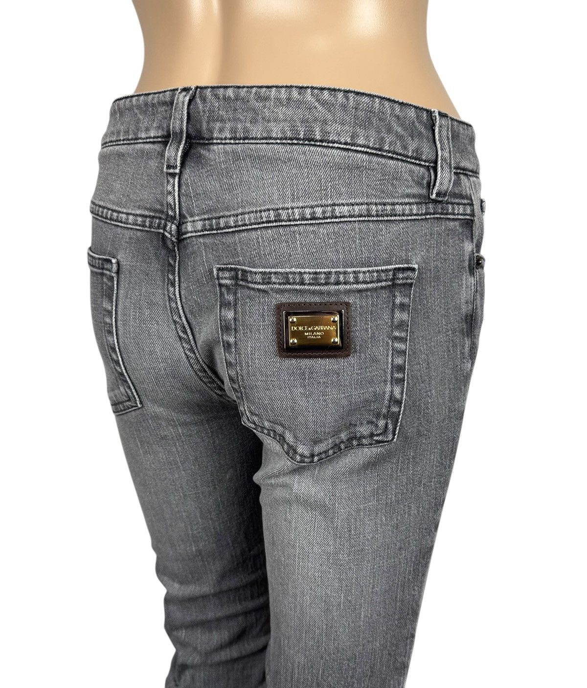 Dolce & Gabbana Dolce & Gabbana Bootcut Jeans Metal Logo size 38 Size 26" / US 2 / IT 38 - 2 Thumbnail