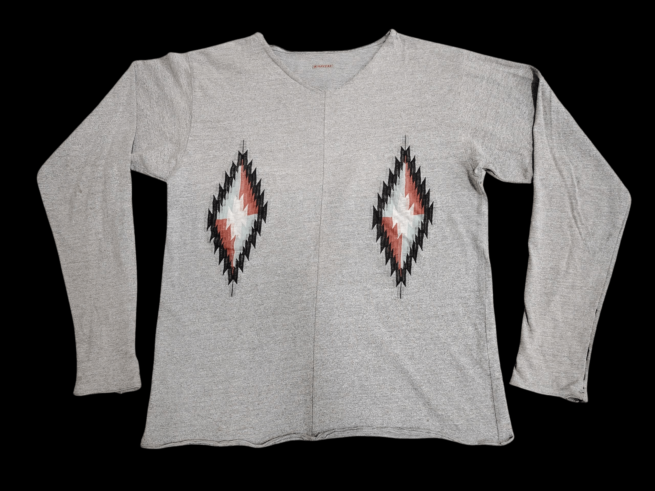 Kapital Distressed Kapital Native Ortega Collared Long Sleeve Size US L / EU 52-54 / 3 - 1 Thumbnail
