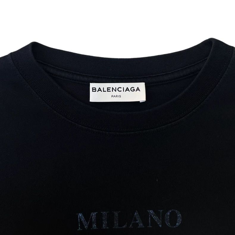 Balenciaga Balenciaga Rainbow Gradient Logo Round Neck Short Sleeve Size US XS / EU 42 / 0 - 8 Thumbnail
