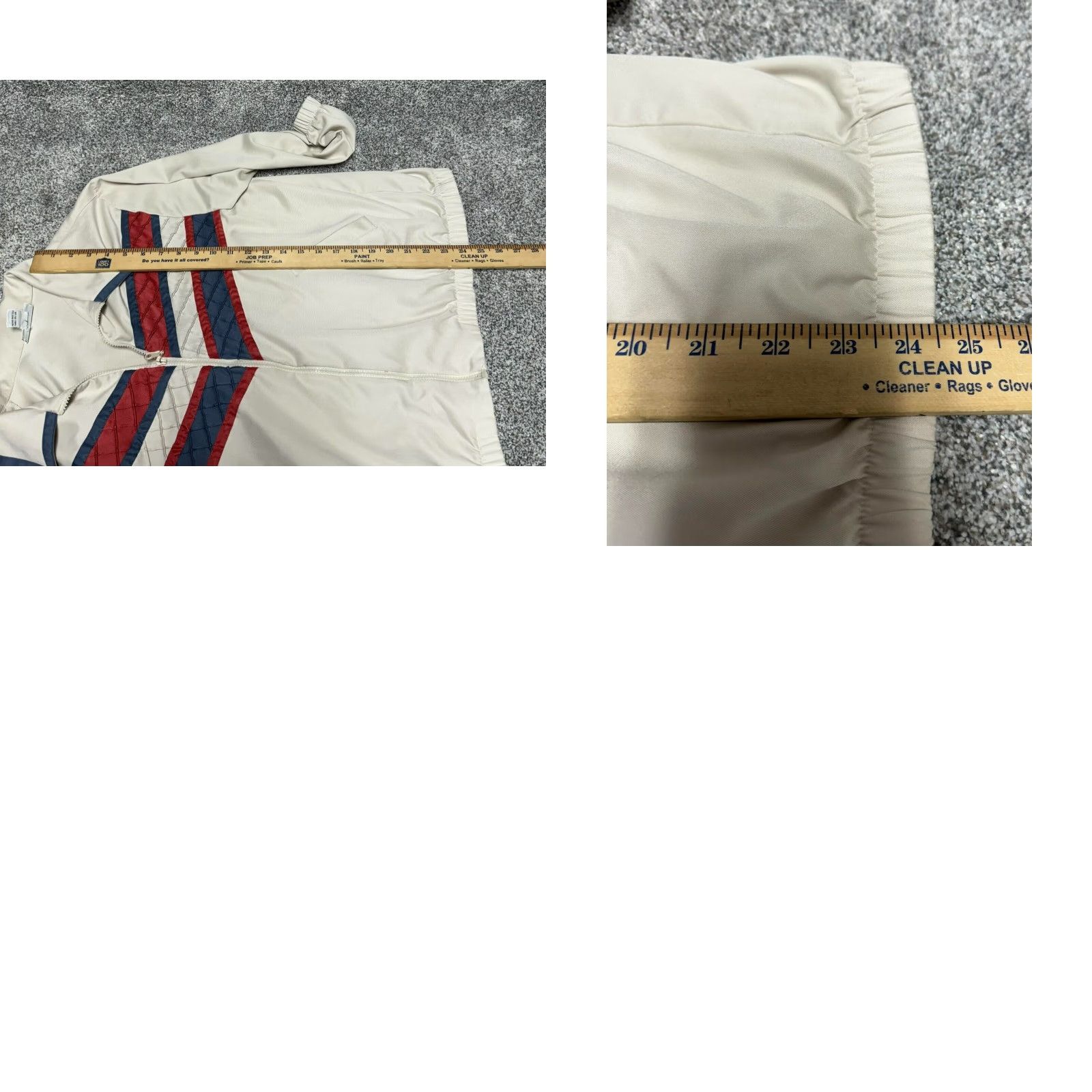 Vintage VINTAGE Alfred Dunner Jacket 16P Petite Zip Lightweight Beige 80s Retro Throwback Geometric Pockets Full Zip Womens Size XXL / US 16-18 / IT 52-54 - 9 Thumbnail