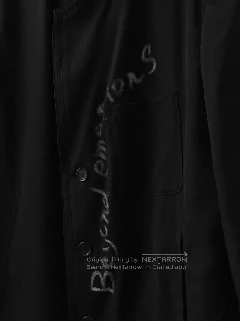 Yohji Yamamoto Yohji Yamamoto 23SS Japanese Handwriting Extra Long Coat Size US M / EU 48-50 / 2 - 3 Thumbnail
