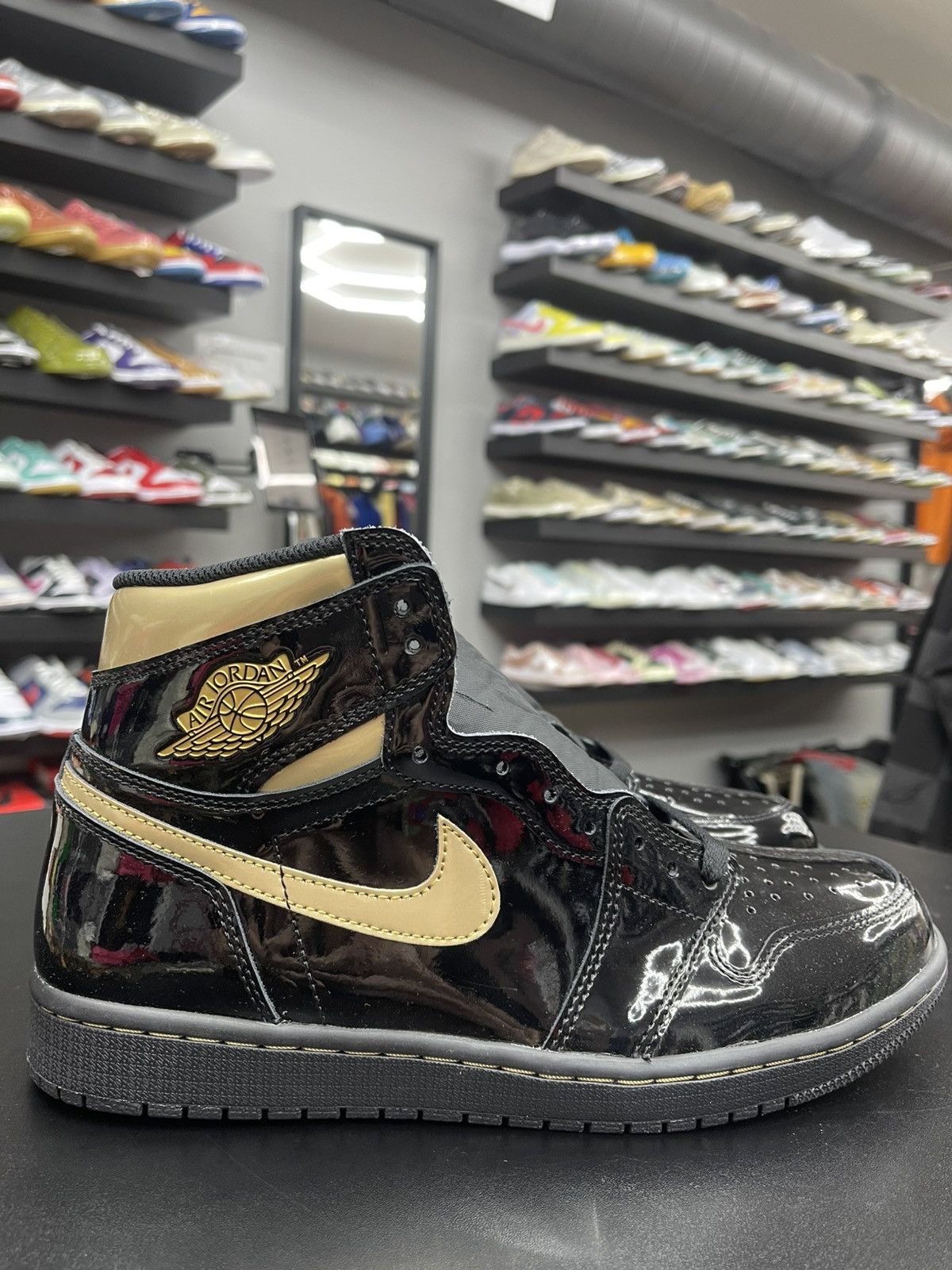 Jordan Brand Size 10 - Jordan 1 Metallic Gold Brand New Size US 10 / EU 43 - 3 Thumbnail